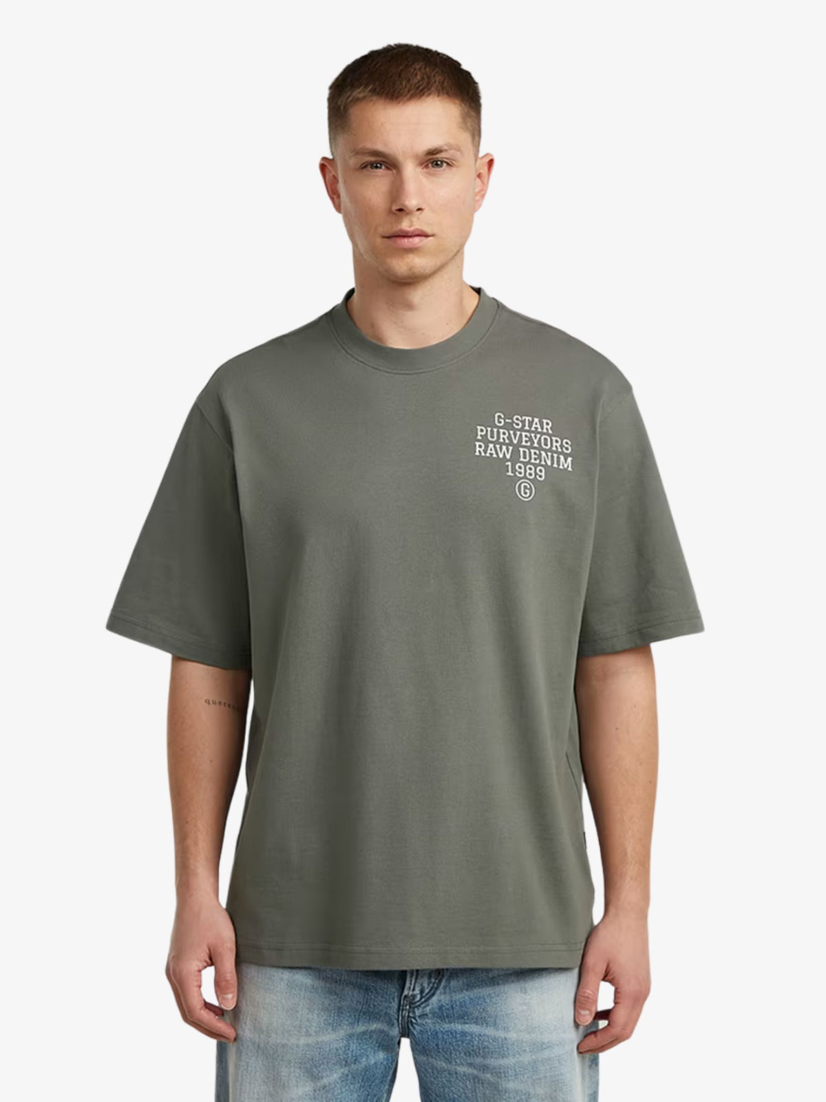 G-Star Graphic Boxy T-Shirt | Gs Grey