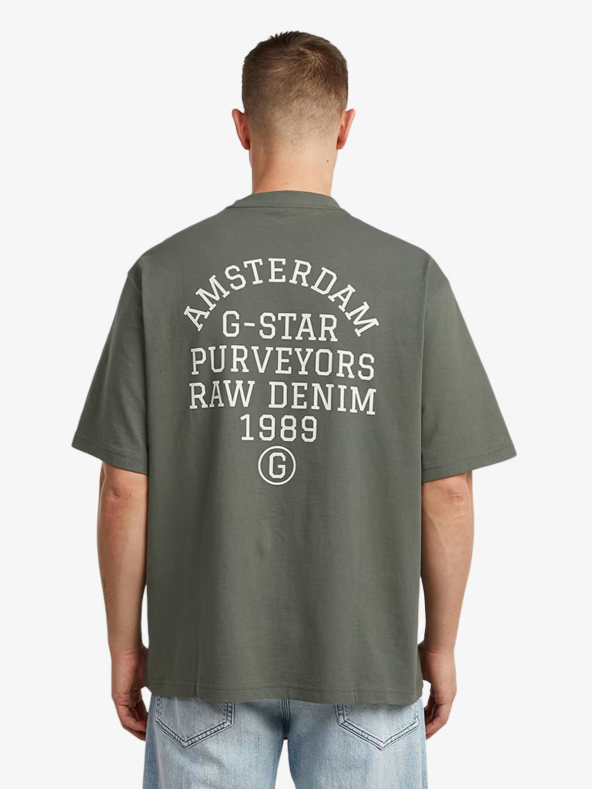 G-Star Graphic Boxy T-Shirt | Gs Grey