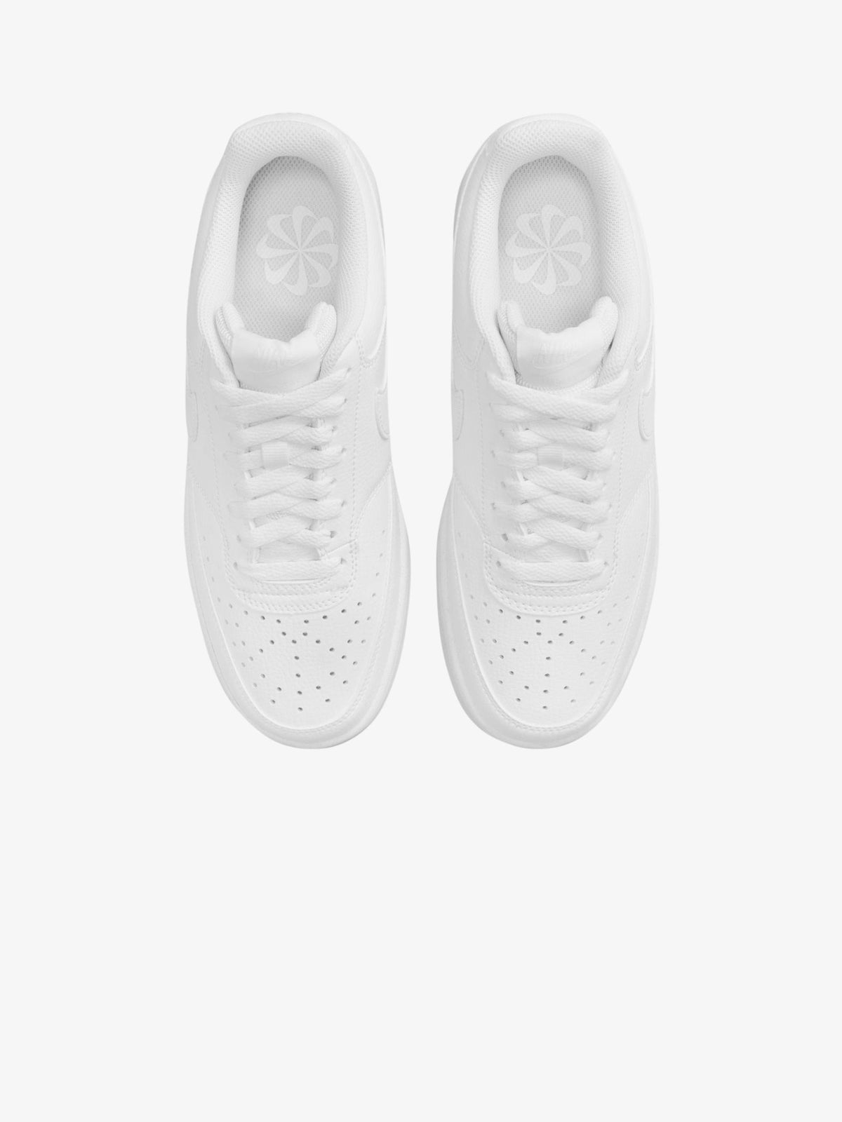 Nike Women's Court Vision Low Next Nature Sneakers | White/White-White