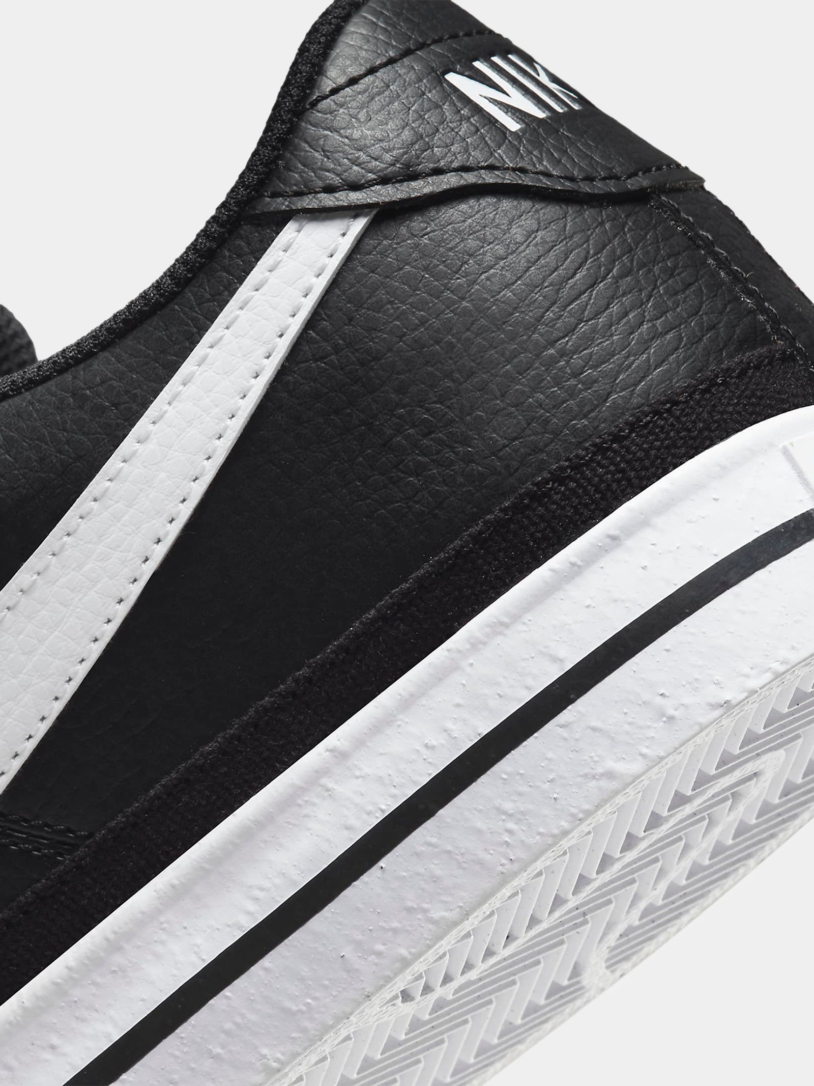 Mens Court Legacy Sneakers in Black & White - Glue Store