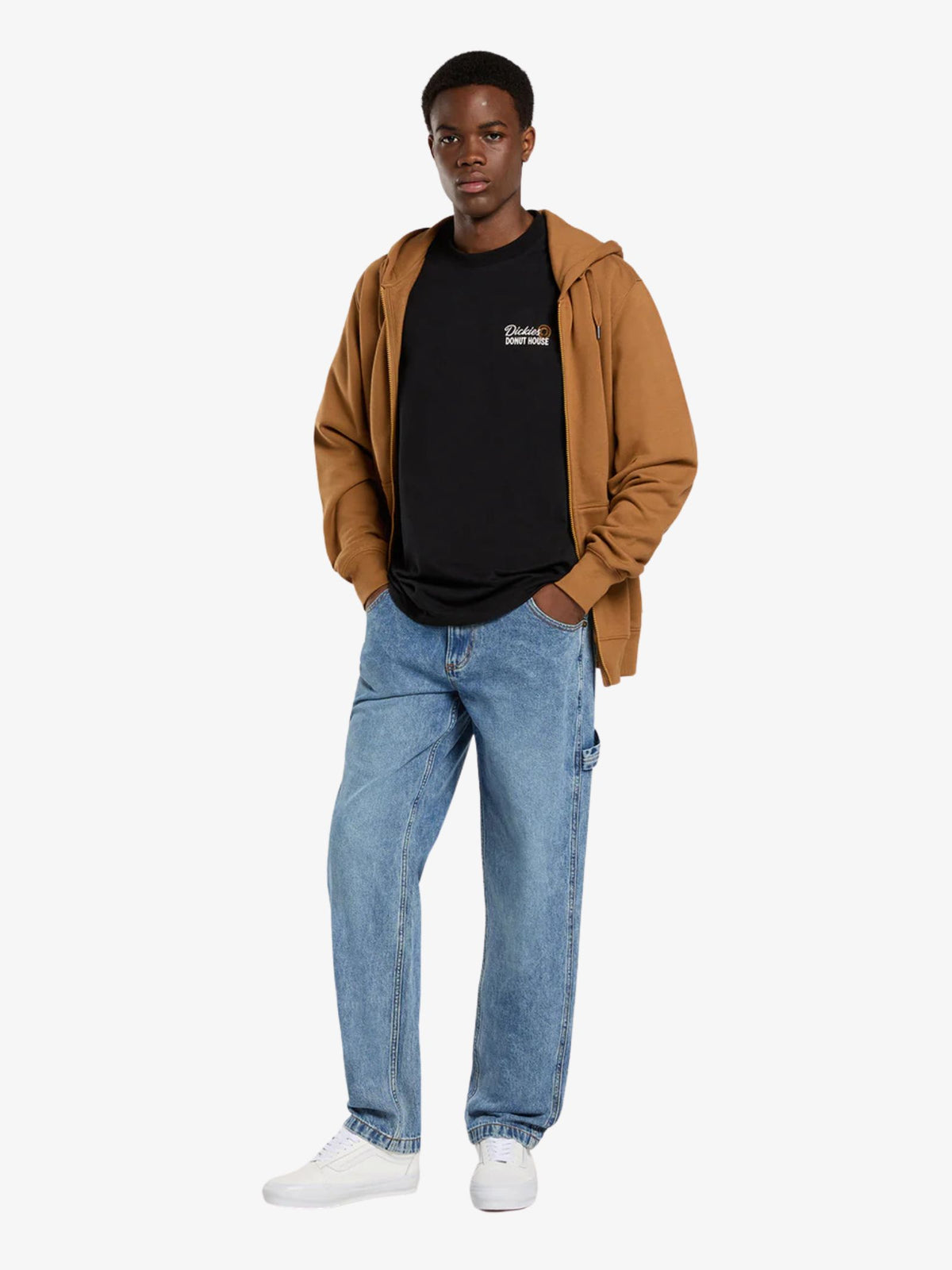 Dickies Donut House Short Sleeve T-Shirt | Black