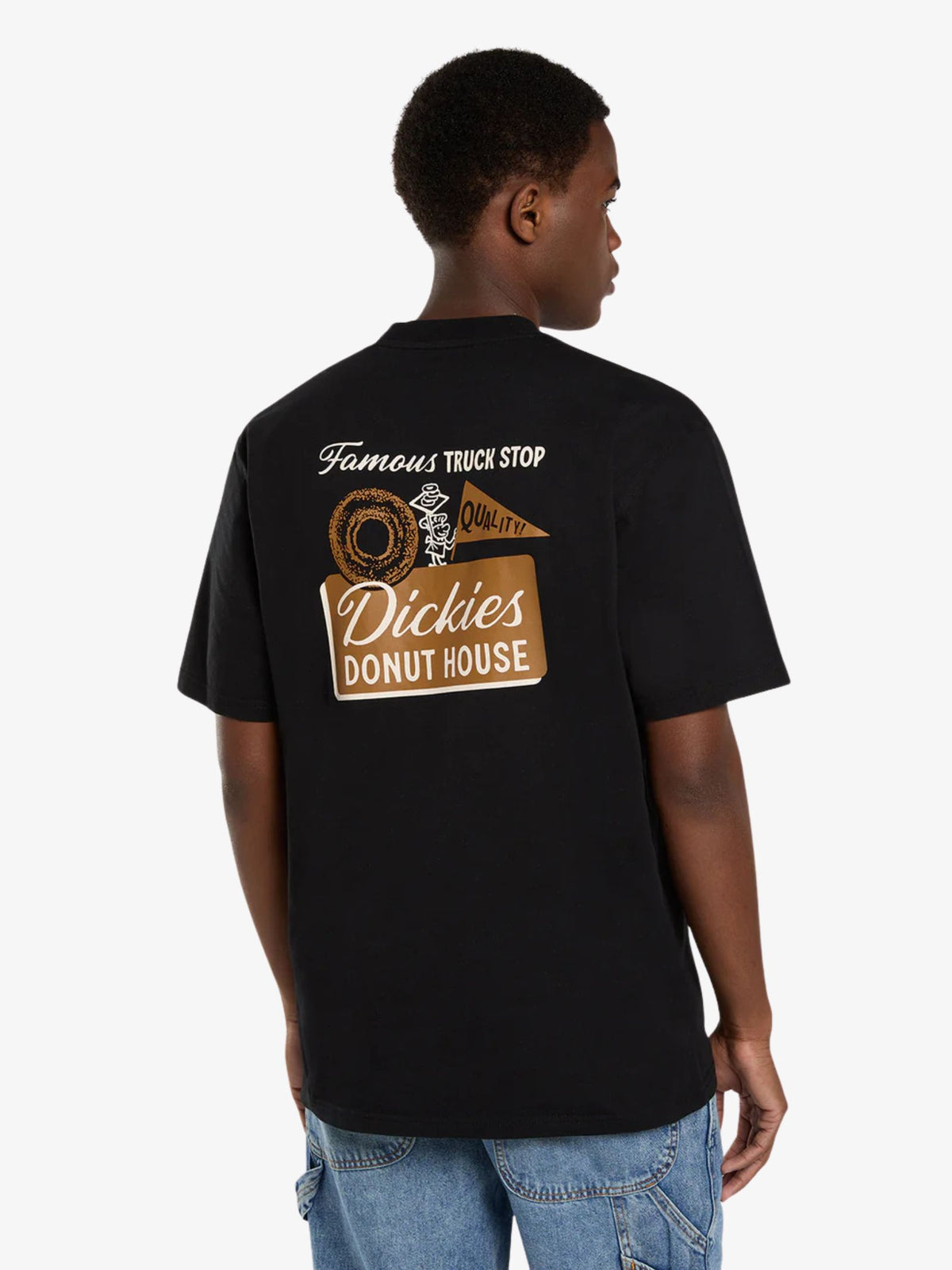 Dickies Donut House Short Sleeve T-Shirt | Black