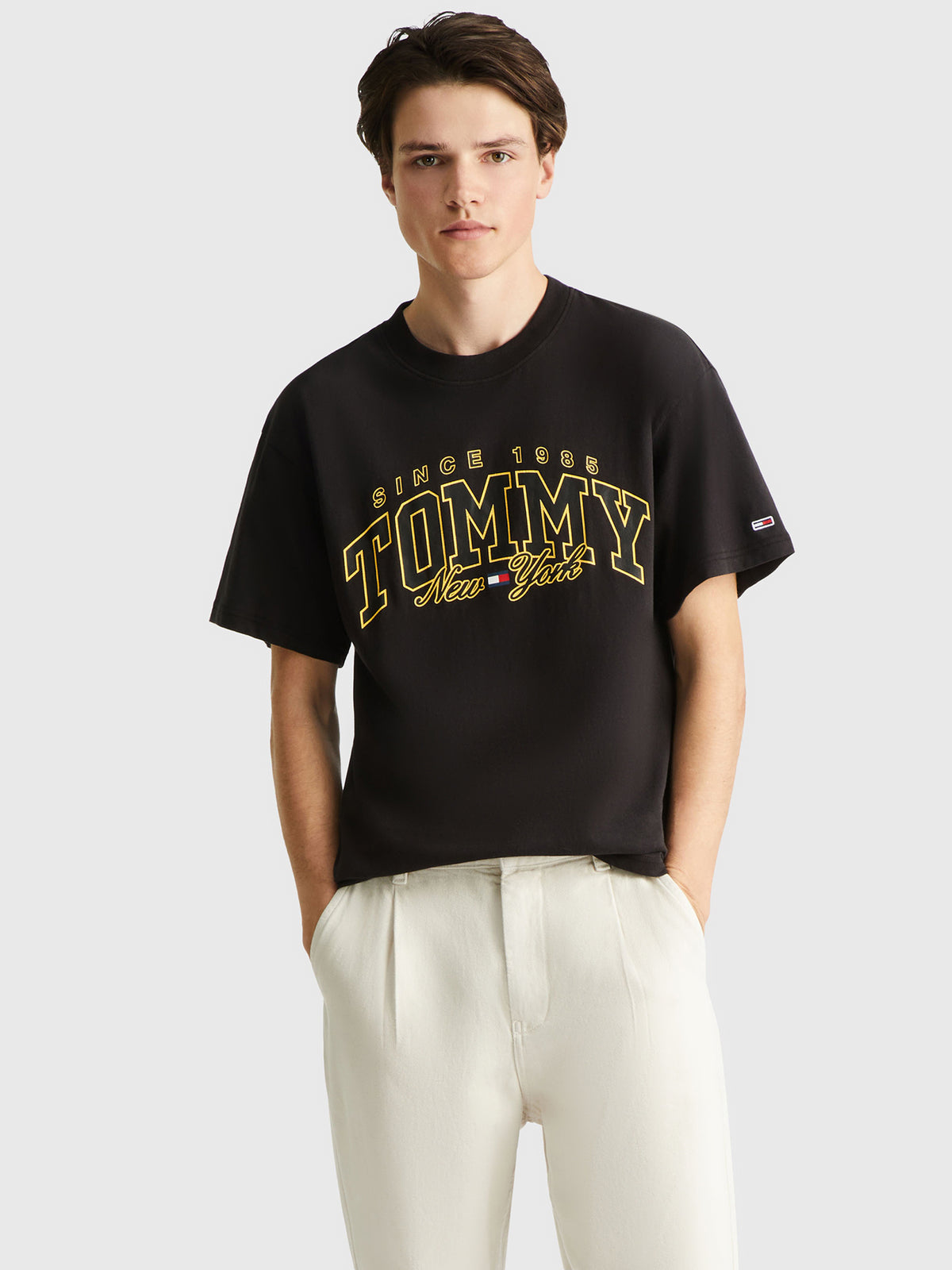 Relaxed Luxe Varsity T-Shirt