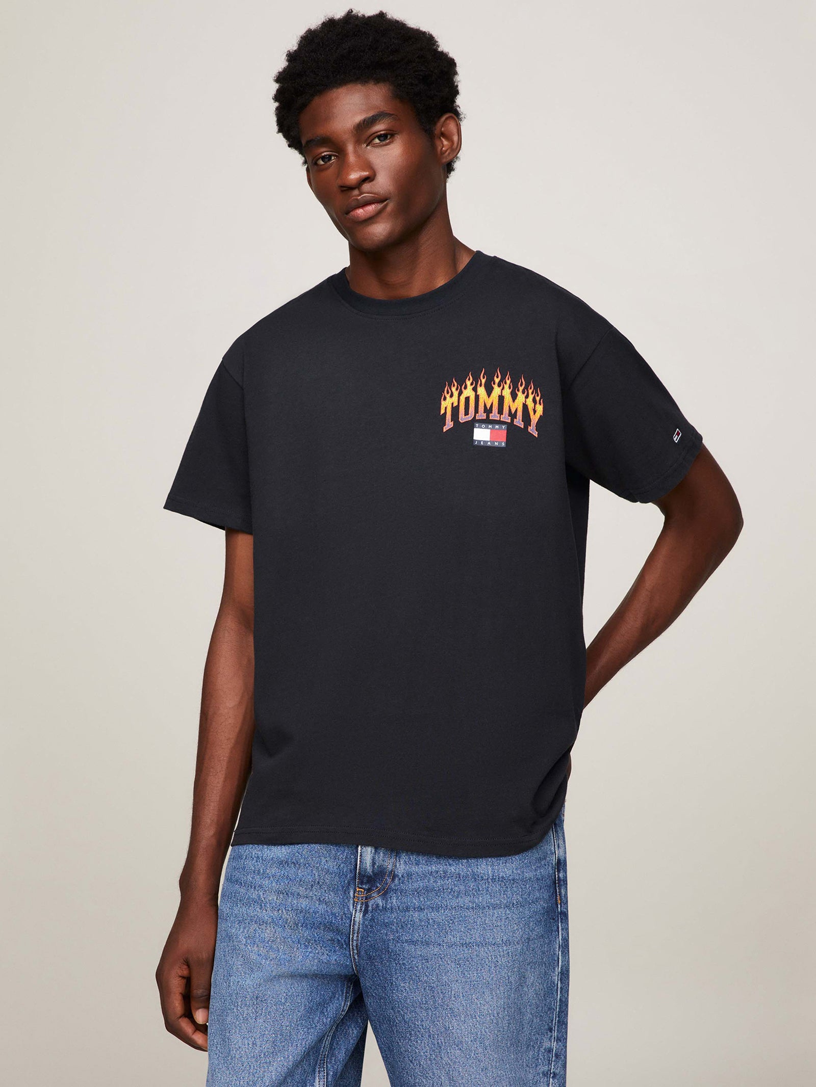 Relaxed Vintage Flame T-Shirt