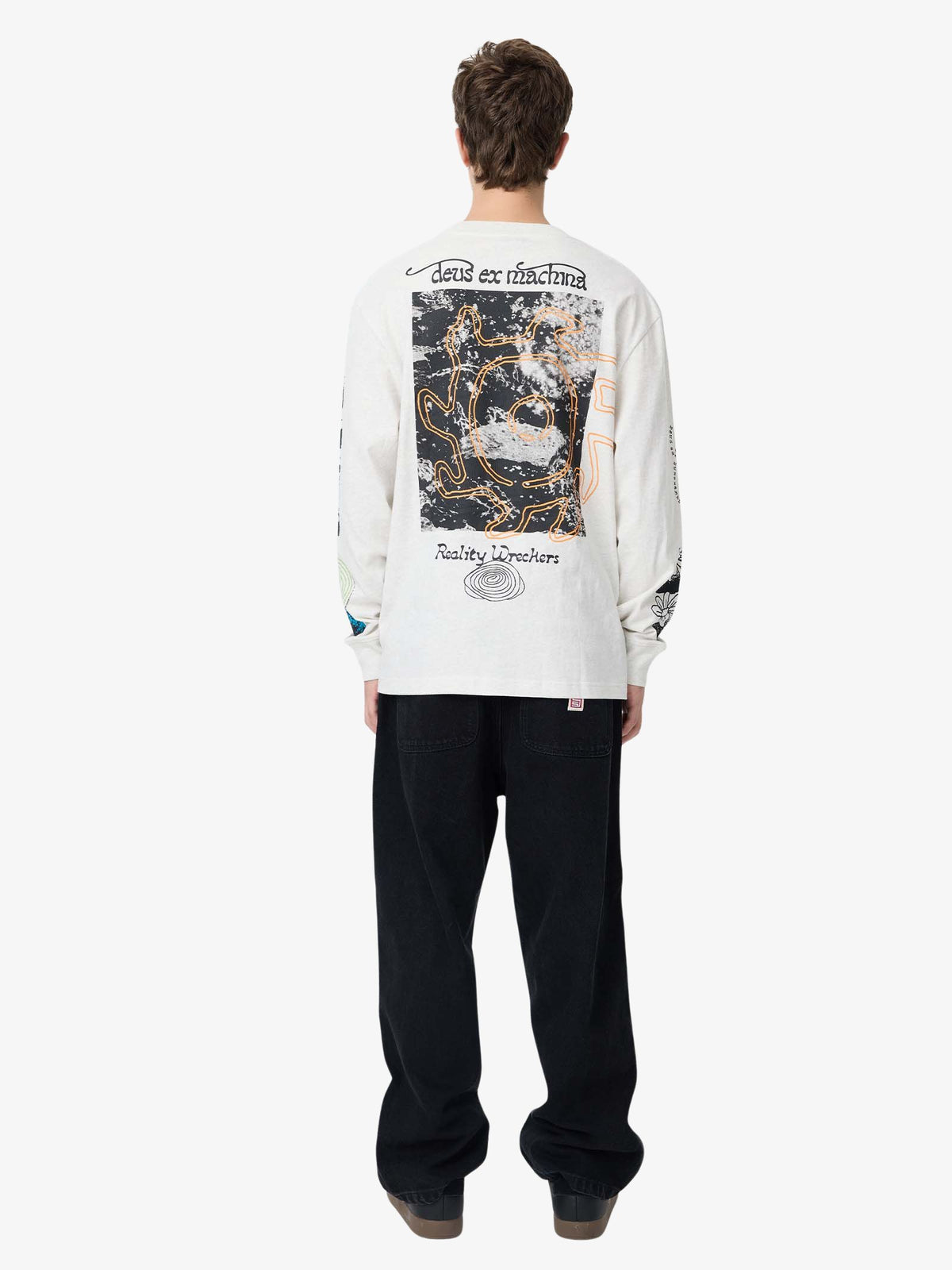 Deus Migration LS Tee | Light Grey Marle