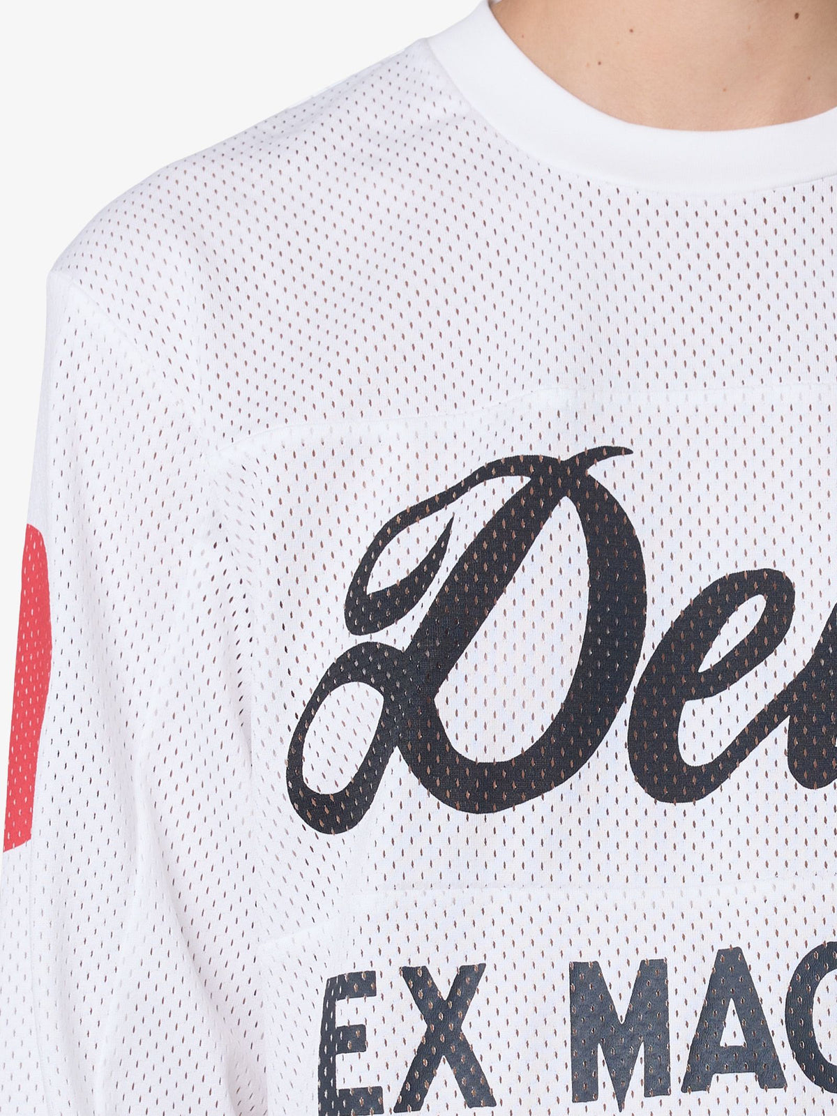Deus Saber Moto Jersey | Vintage White
