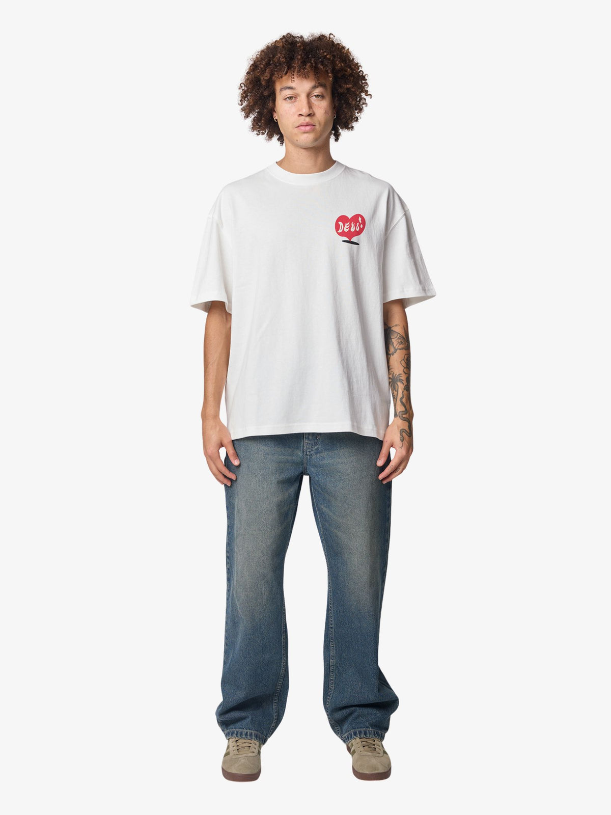 Deus Deep Cut Tee | Vintage White