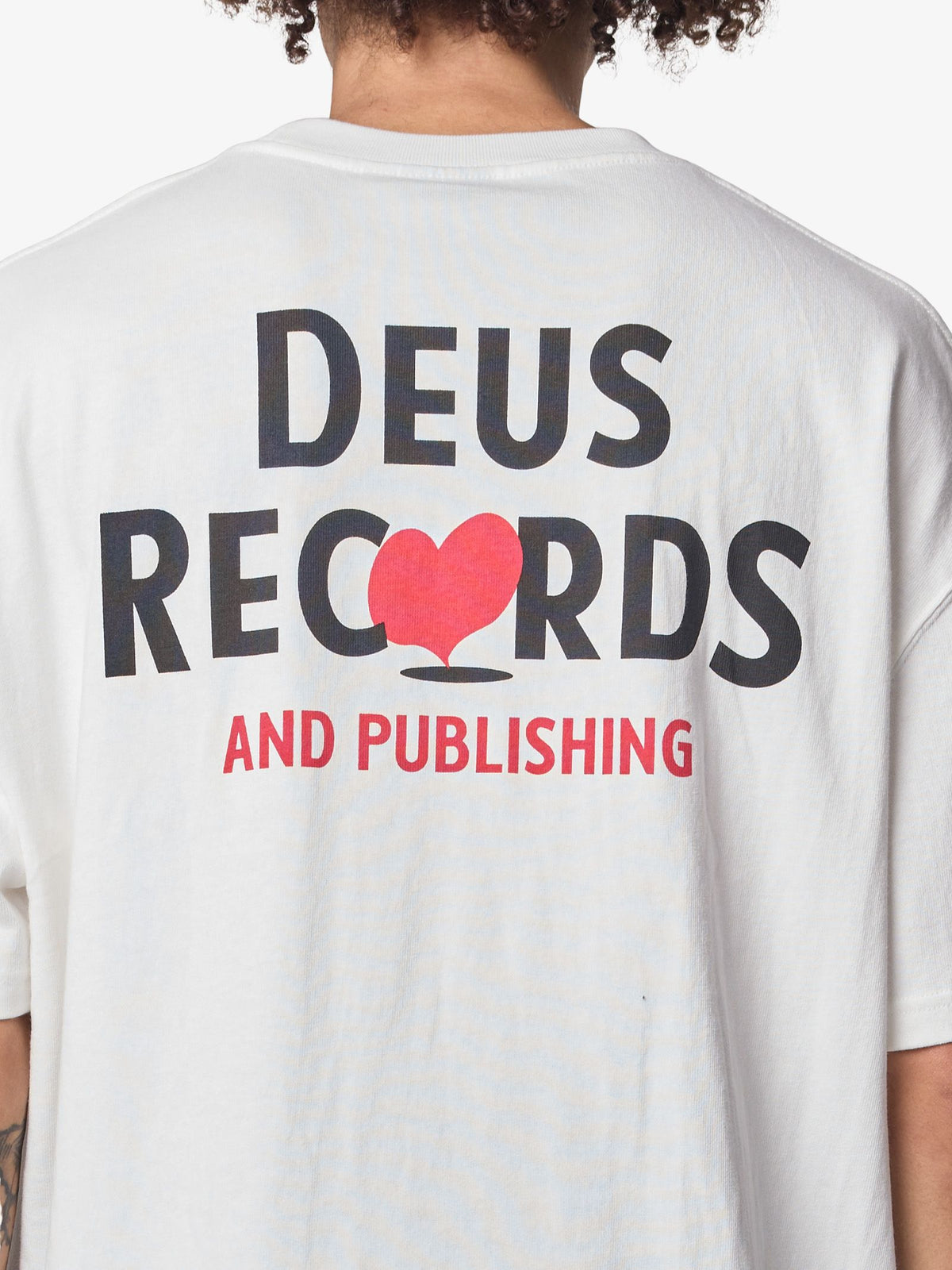 Deus Deep Cut Tee | Vintage White