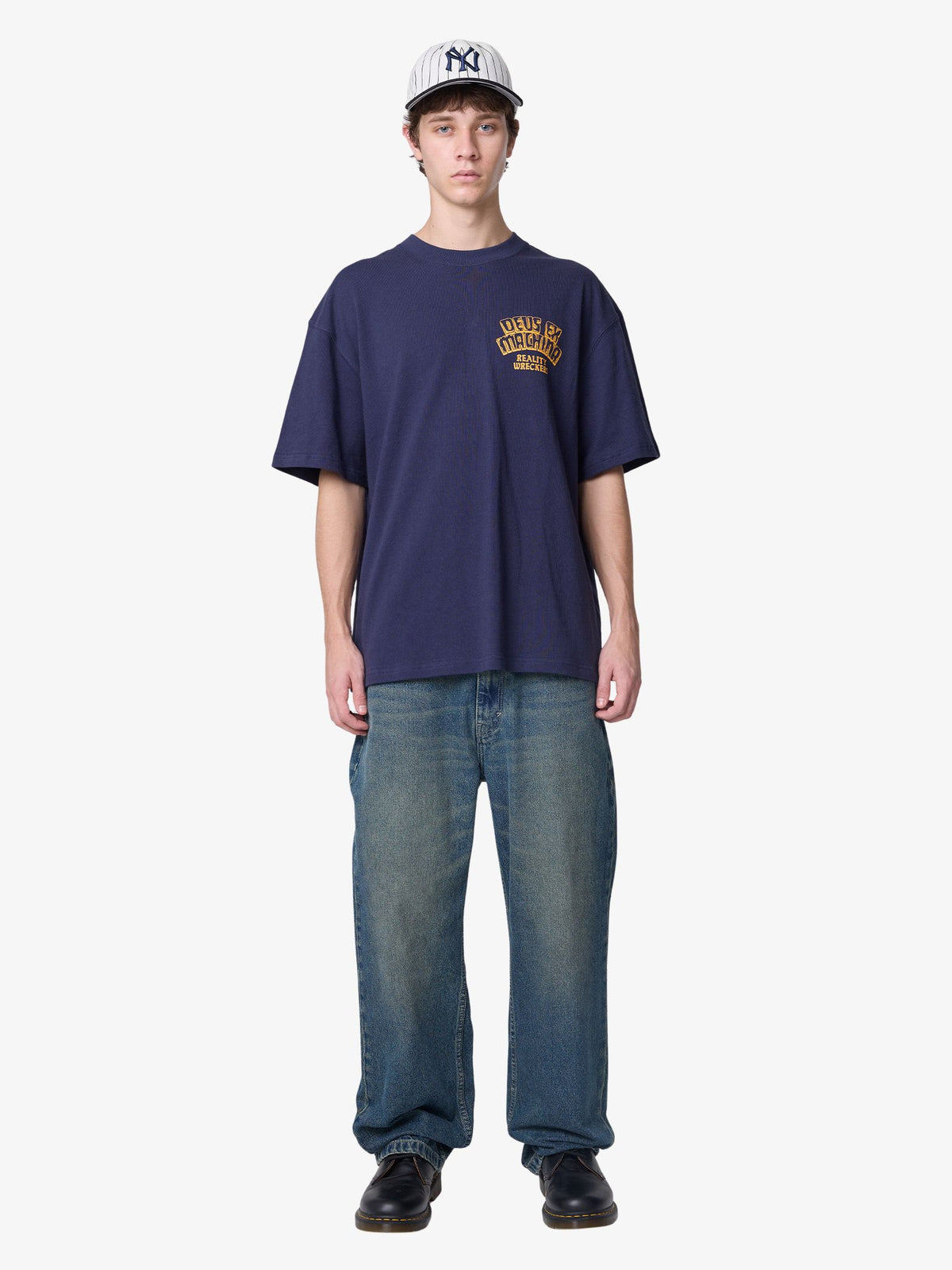 Deus Reality Wreckers Tee | Navy