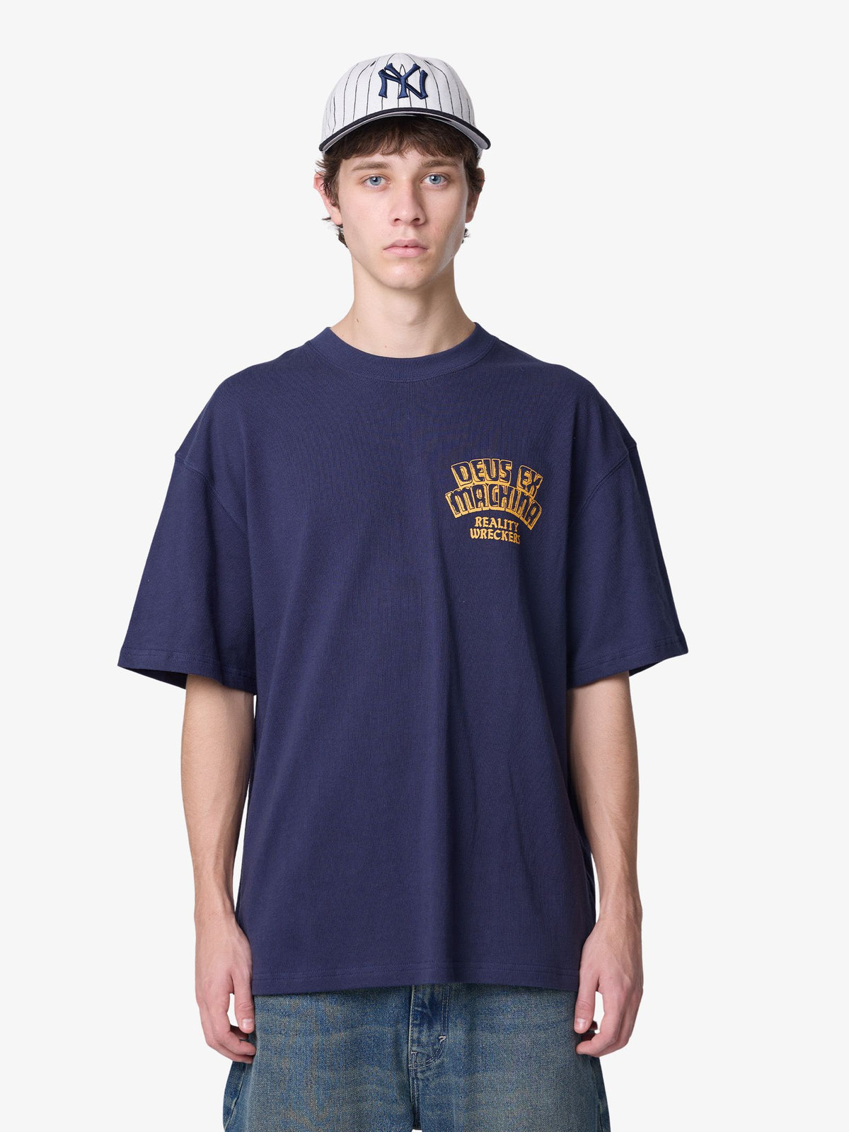 Deus Reality Wreckers Tee | Navy