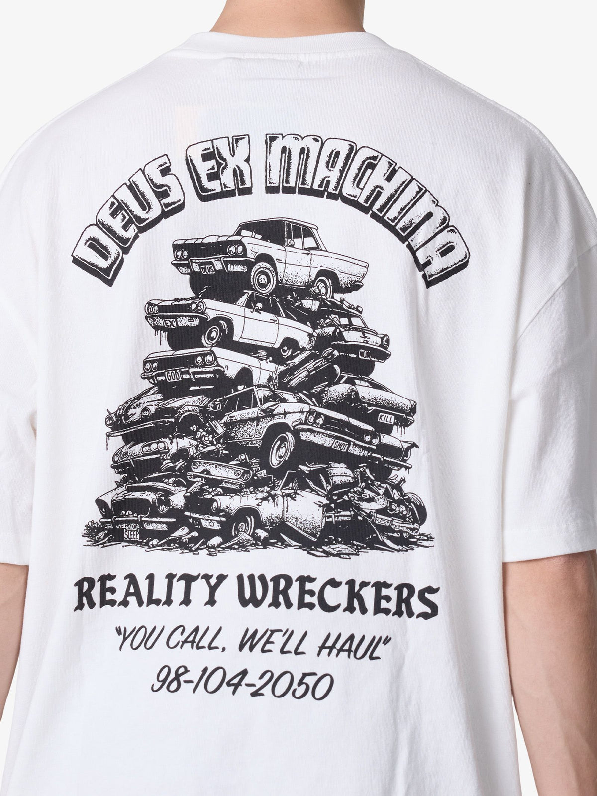 Deus Reality Wreckers Tee | Vintage White