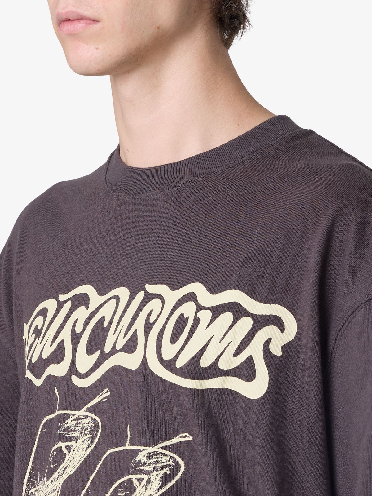 Deus Celestial Vacation Tee | ANTHRACITE