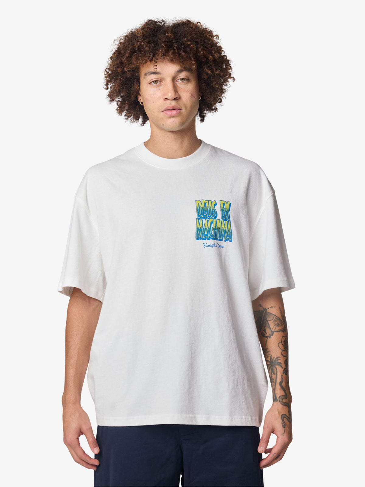 Deus Out Of Office Tee | Vintage White