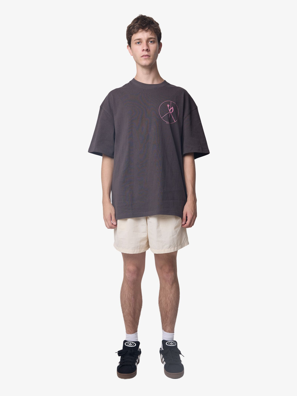 Deus Matchstick Tee | Anthracite