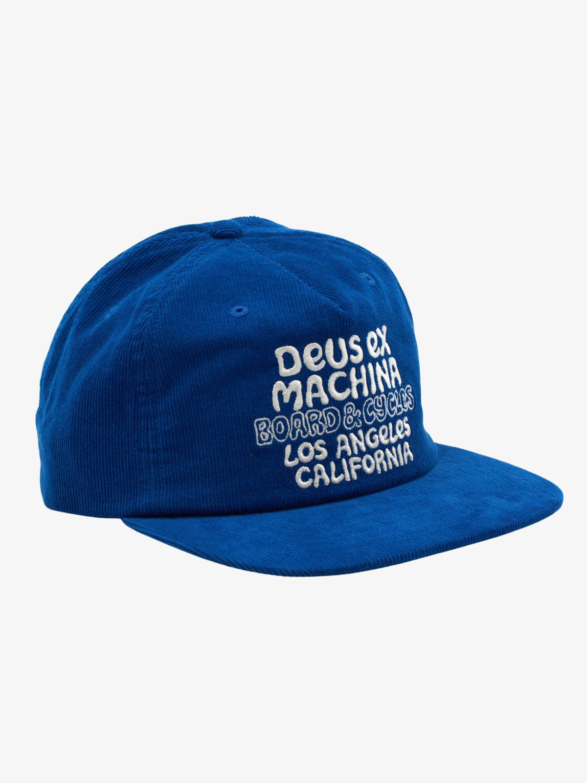 Deus Squeak Cord Cap | Cobalt