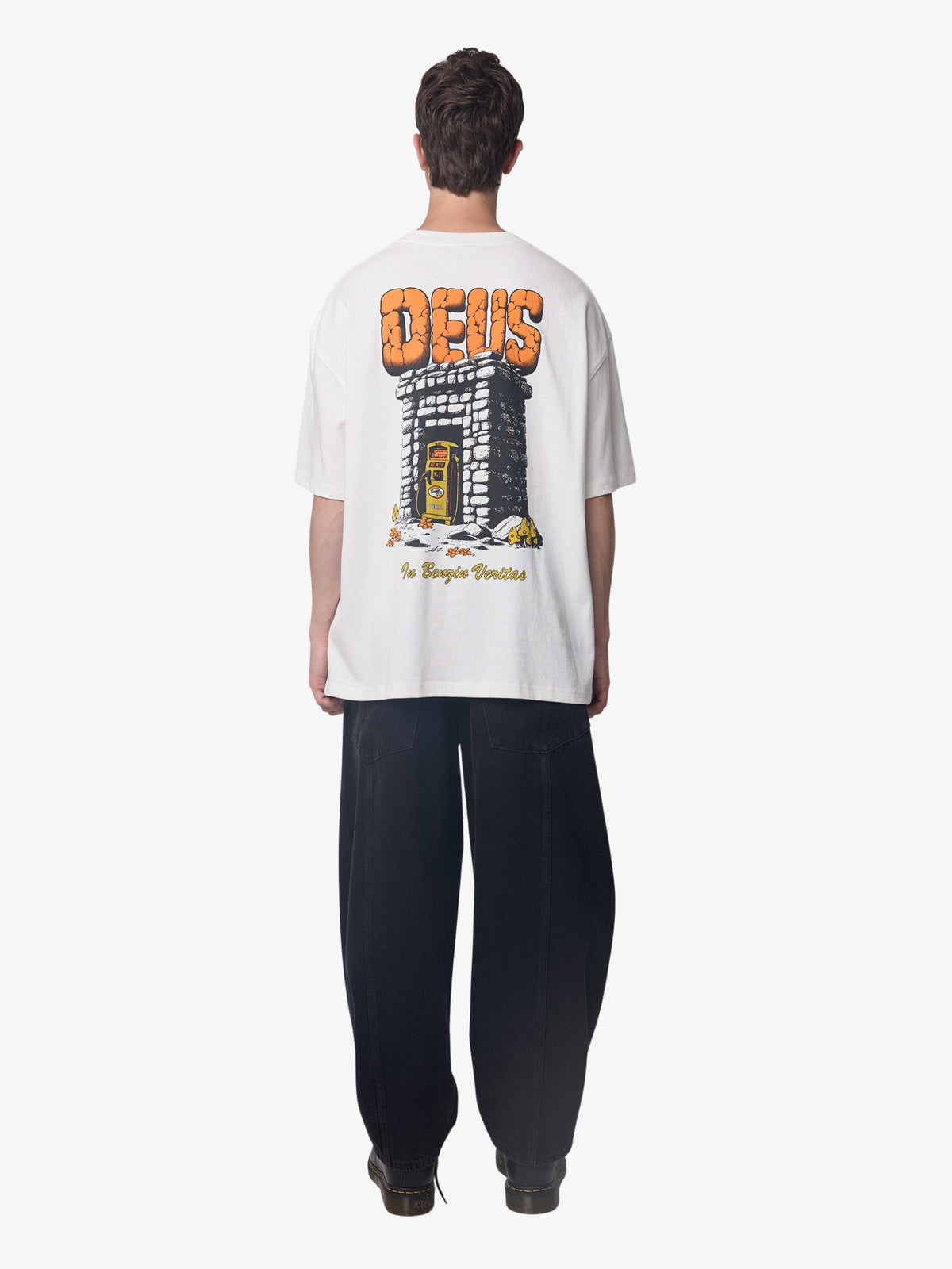 Deus Primitive Fuel Tee | Vintage White