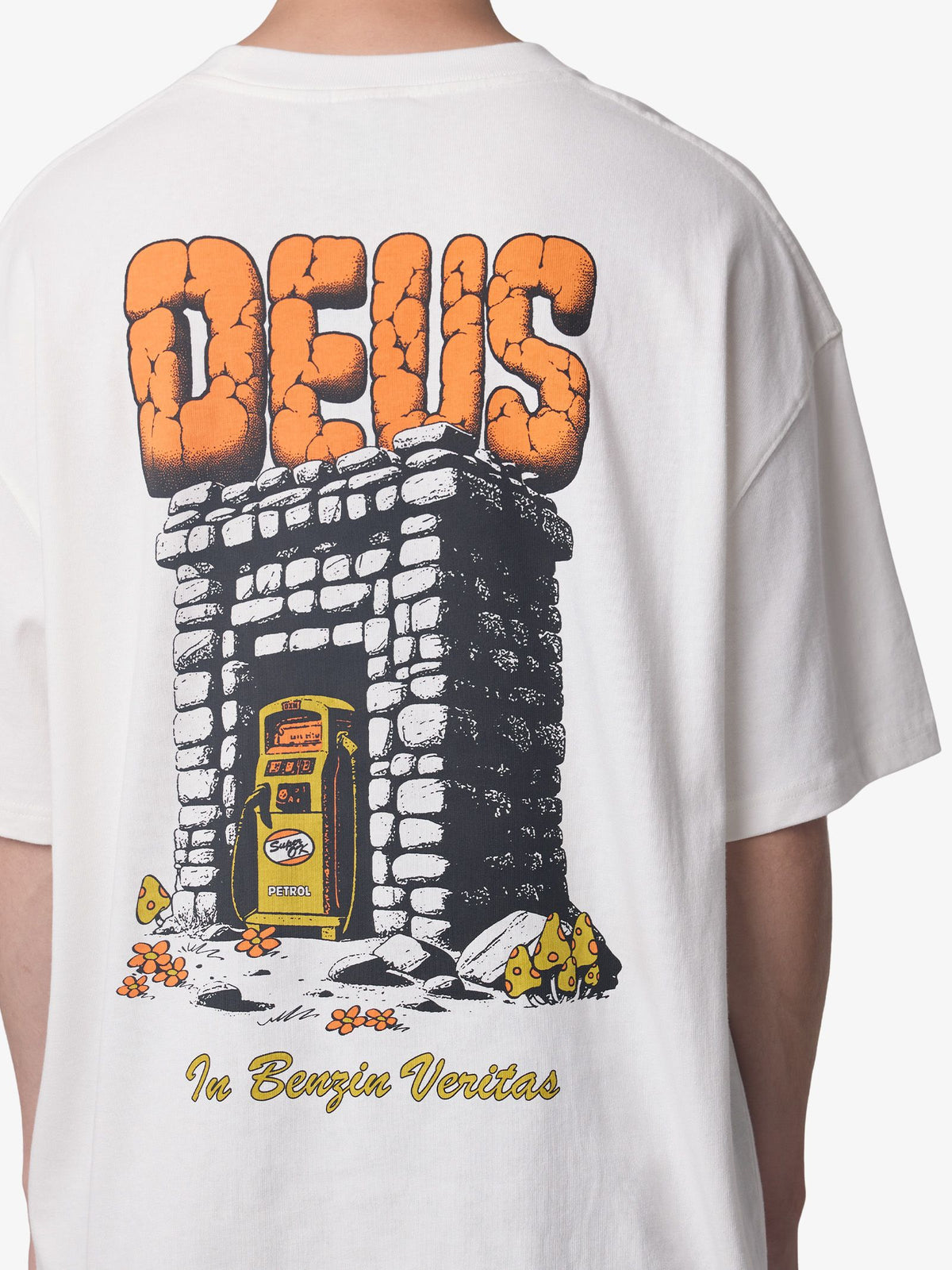 Deus Primitive Fuel Tee | Vintage White