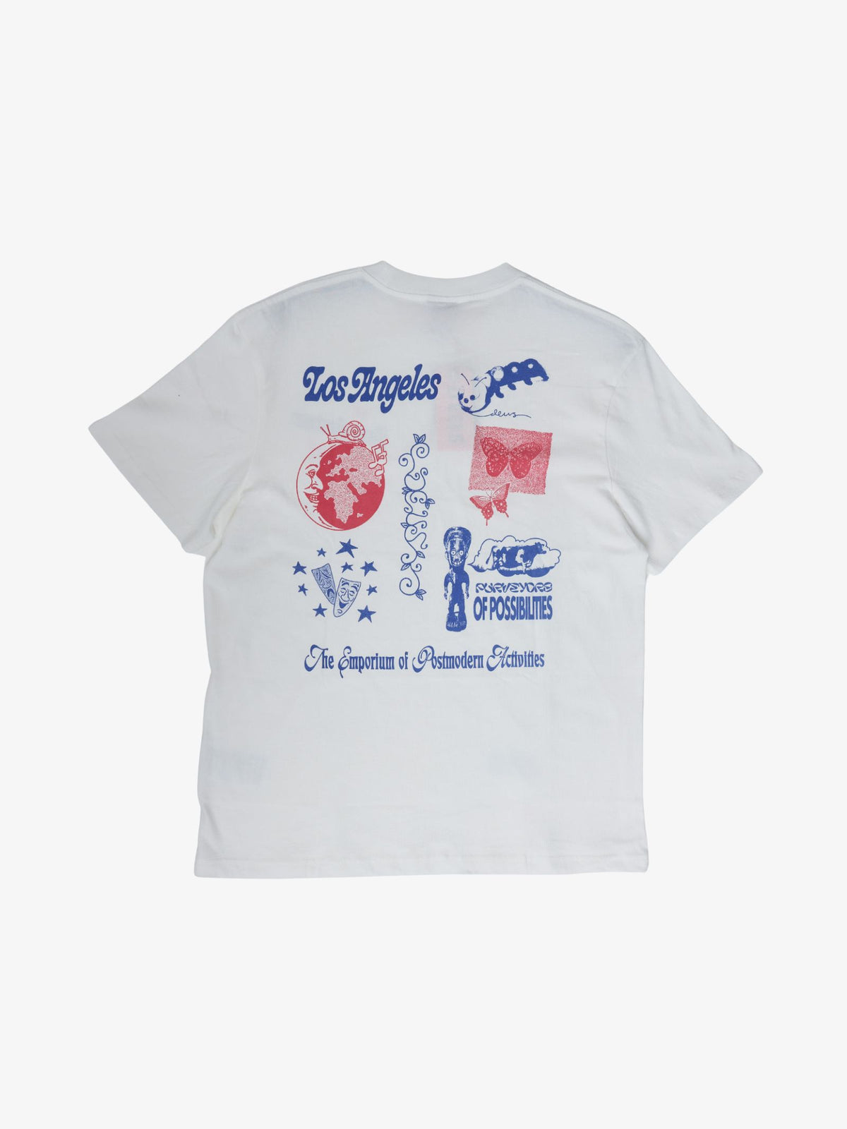 Deus Slapstick Tee | Vintage White