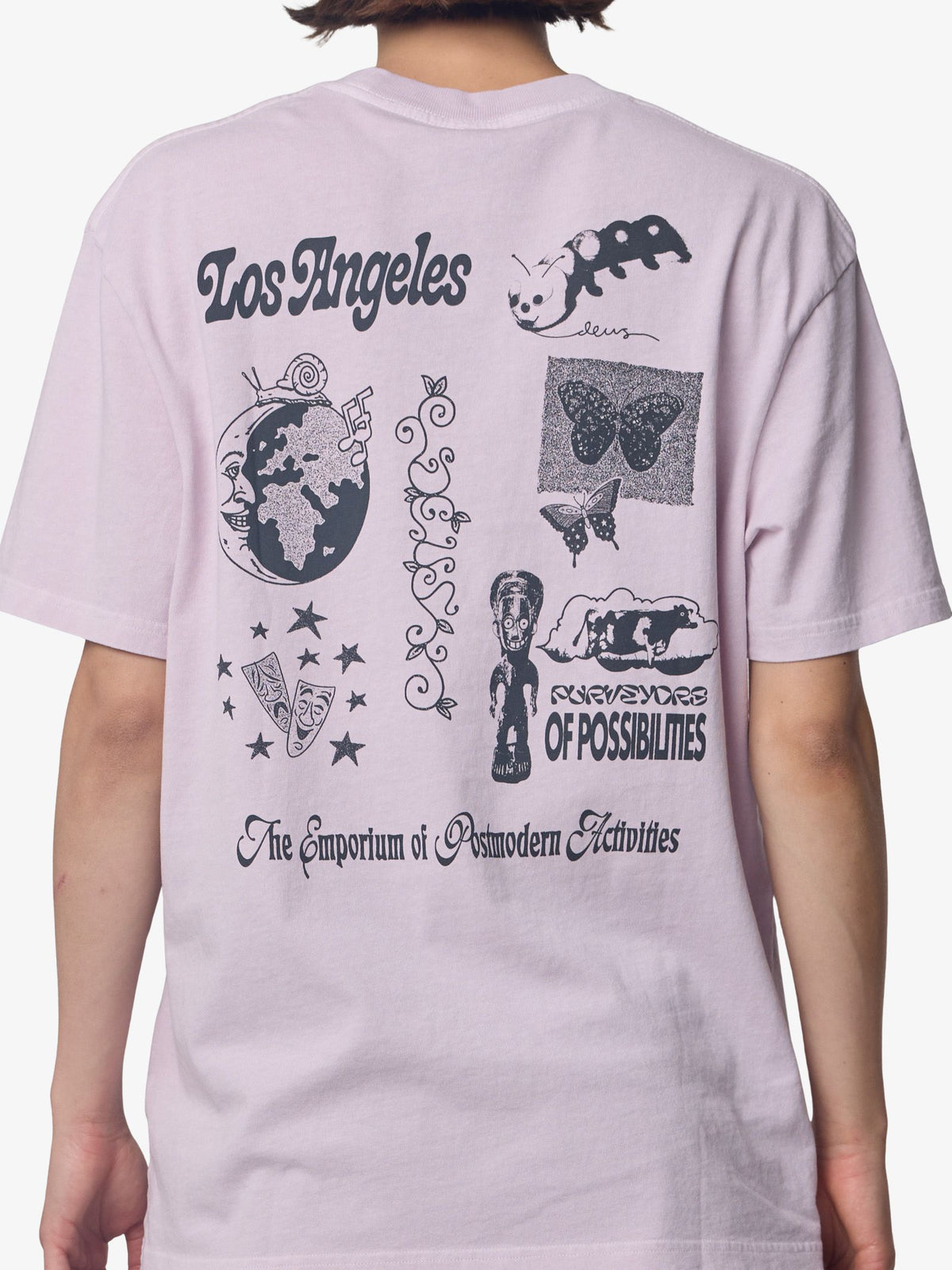 Deus Slapstick Tee | Orchid Rush