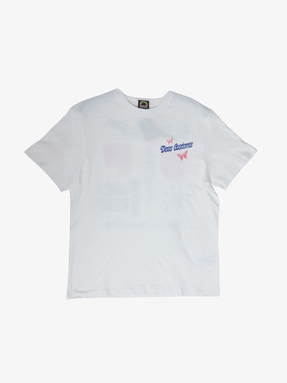 Deus Slapstick Tee | Vintage White