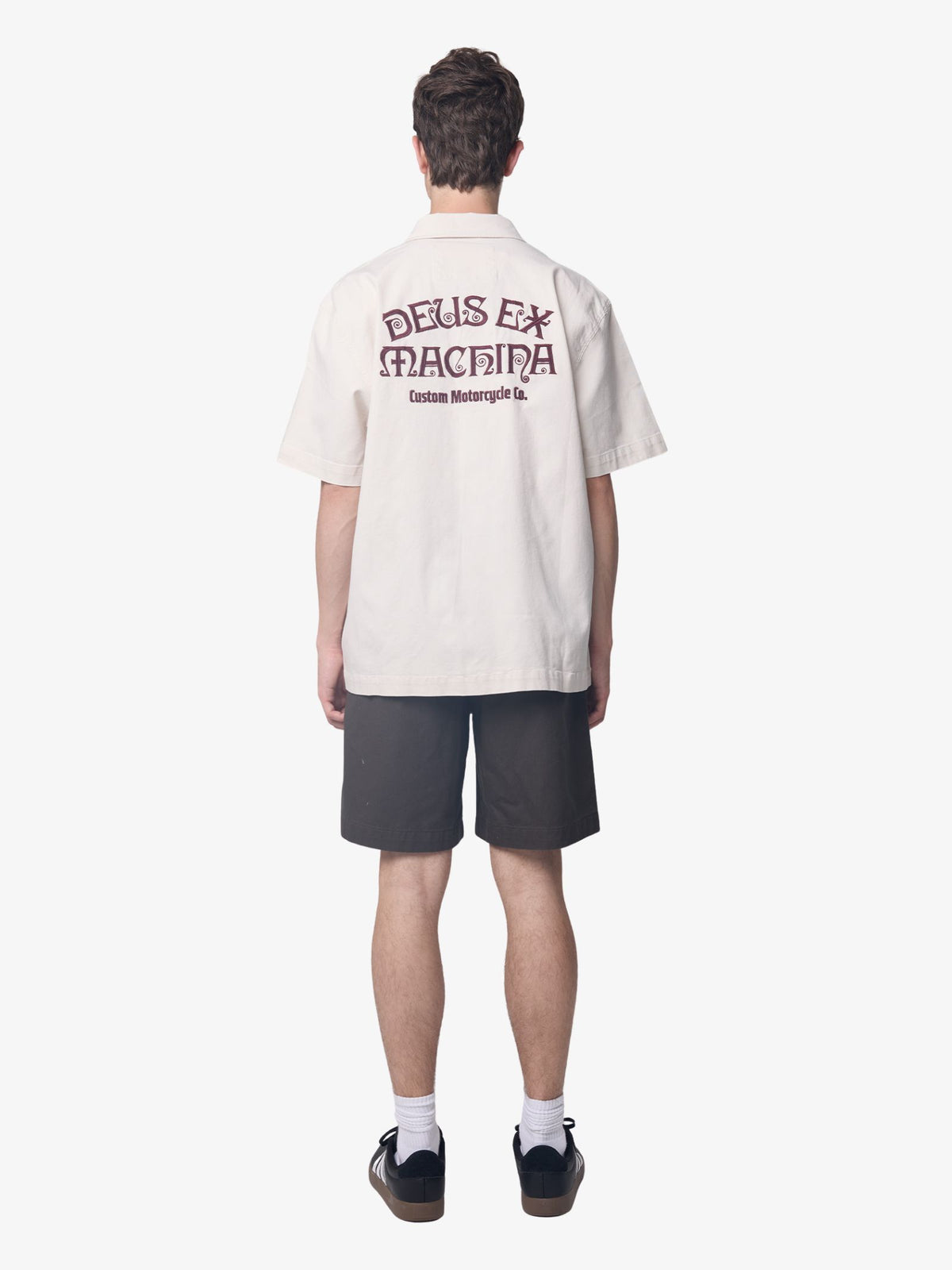 Deus Snake Charmer Shirt | Dirty White