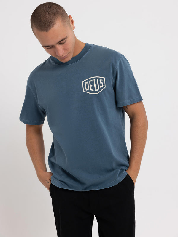 T-Shirt Uomo Costa Del Mar Species Shield - Girocollo Stampata - 50% Cotone 50% Poliestere