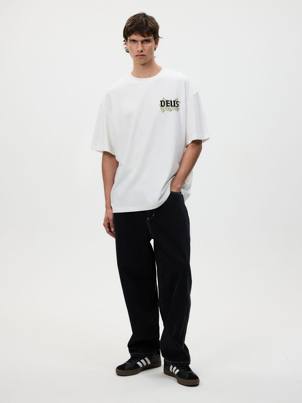 Deus Cool World Tee | Vintage White