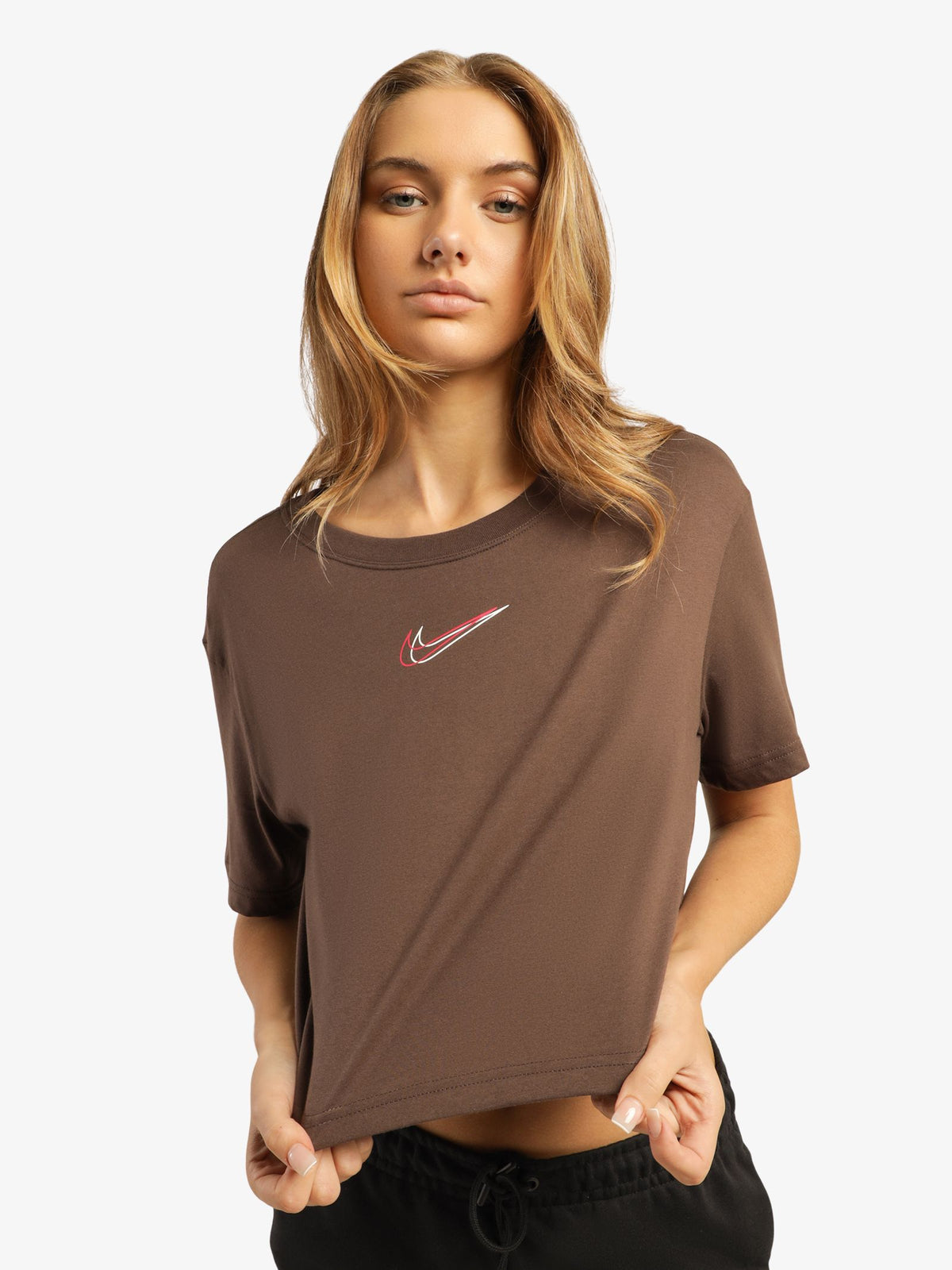 Nike NSW Crop Short Sleeve T-Shirt | Baroque Br