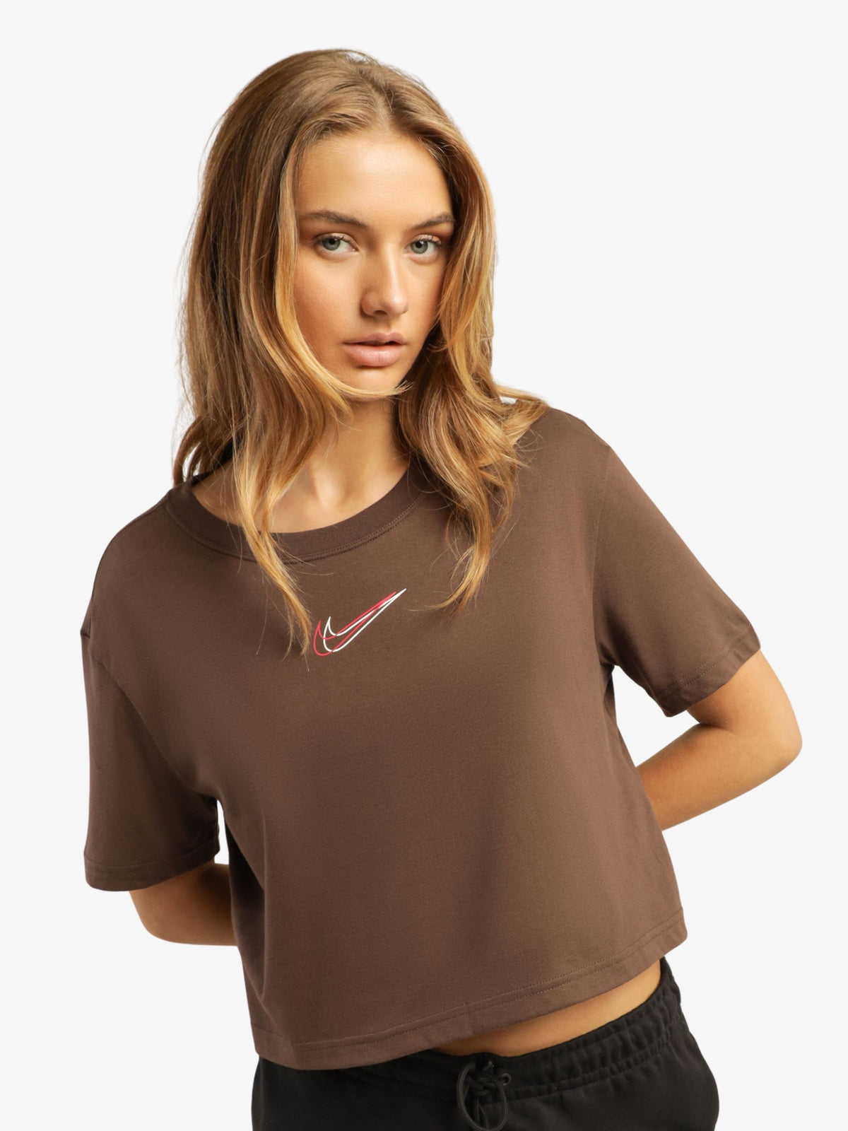 Nike NSW Crop Short Sleeve T-Shirt | Baroque Br