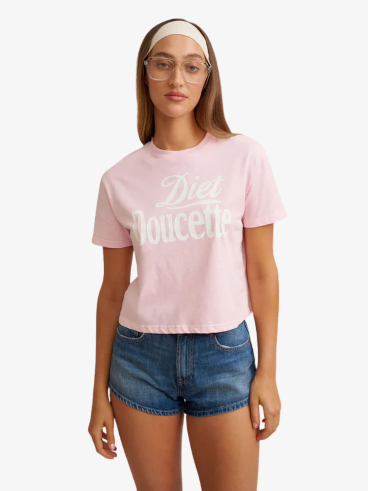Doucette Diet Doucette Baby Tee | Pink