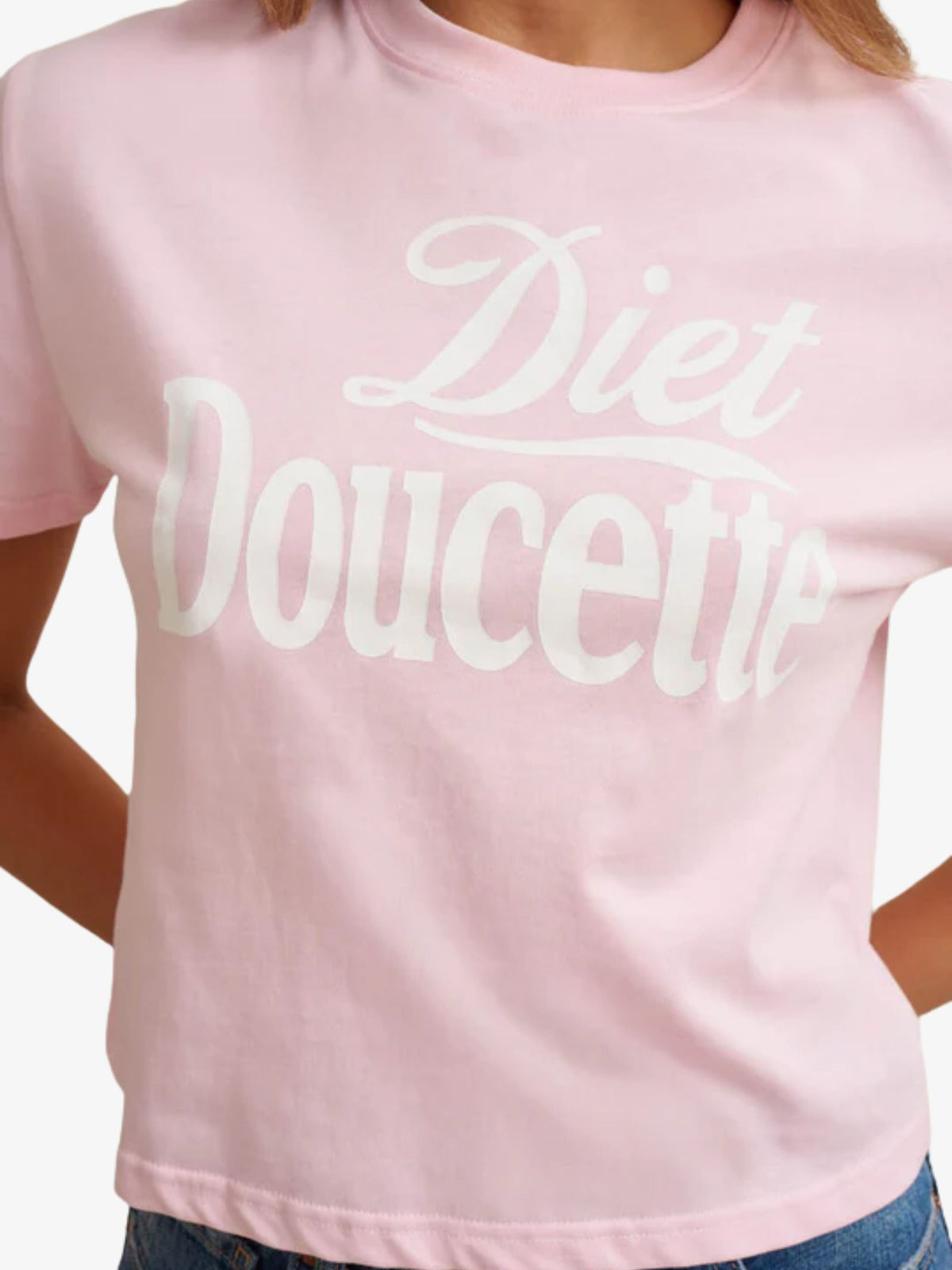 Doucette Diet Doucette Baby Tee | Pink