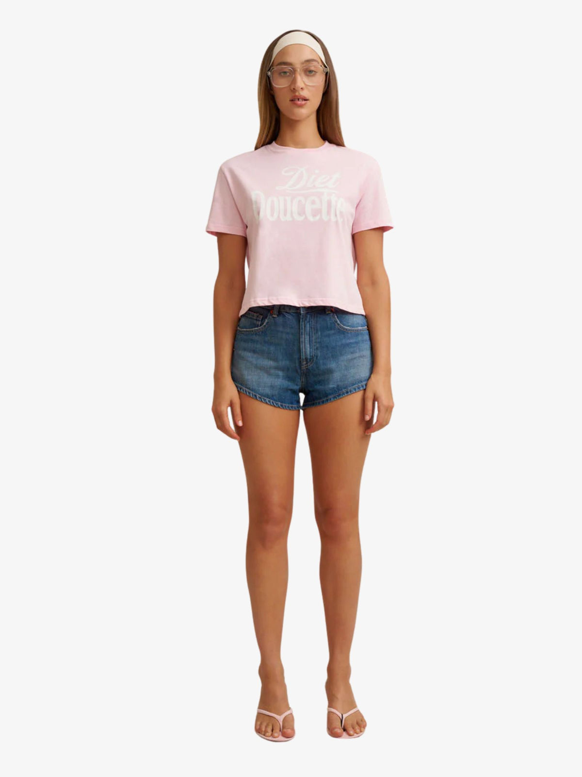 Doucette Diet Doucette Baby Tee | Pink