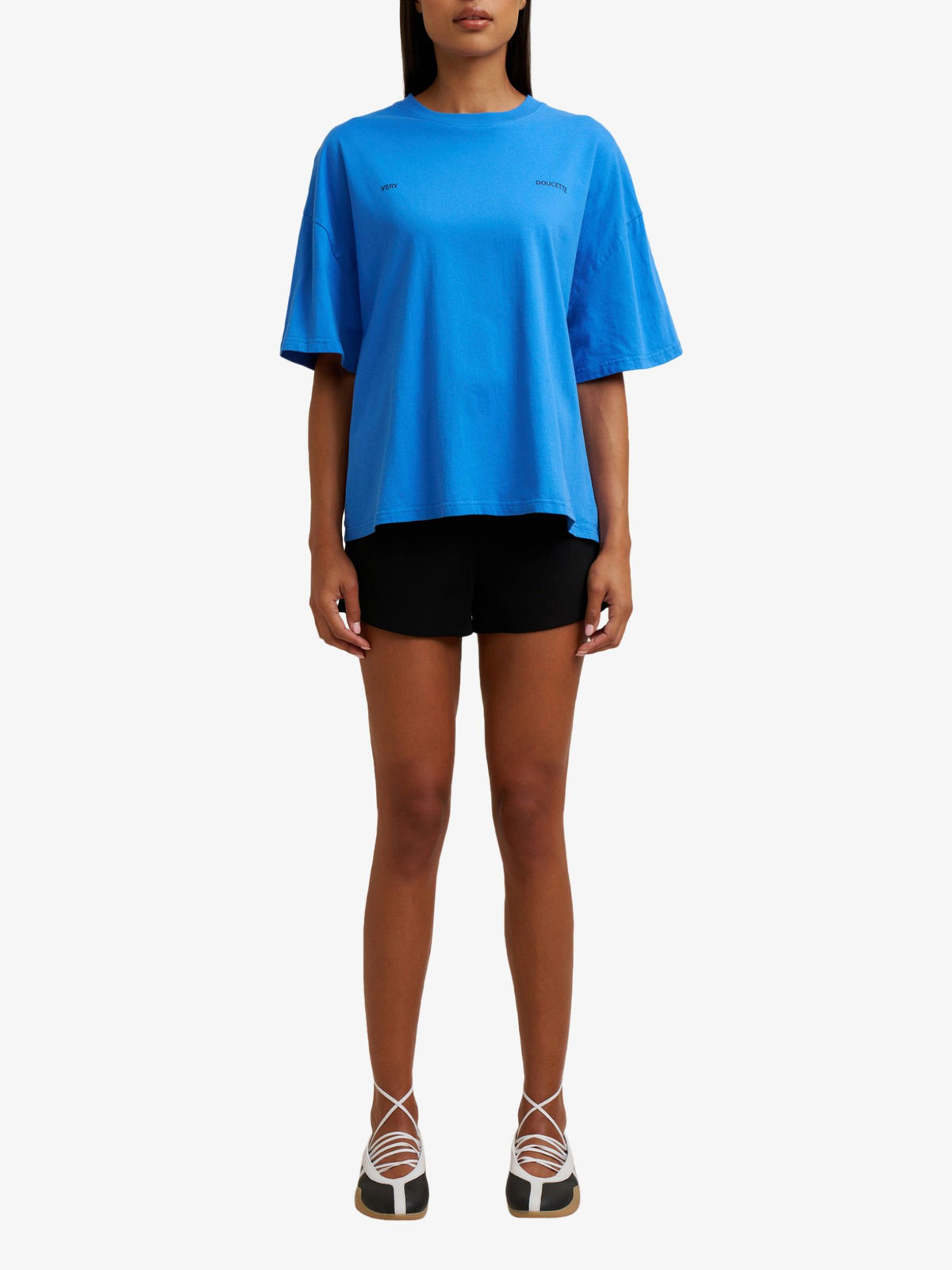 Doucette Unisex Star Compact Tee | Electric Blue