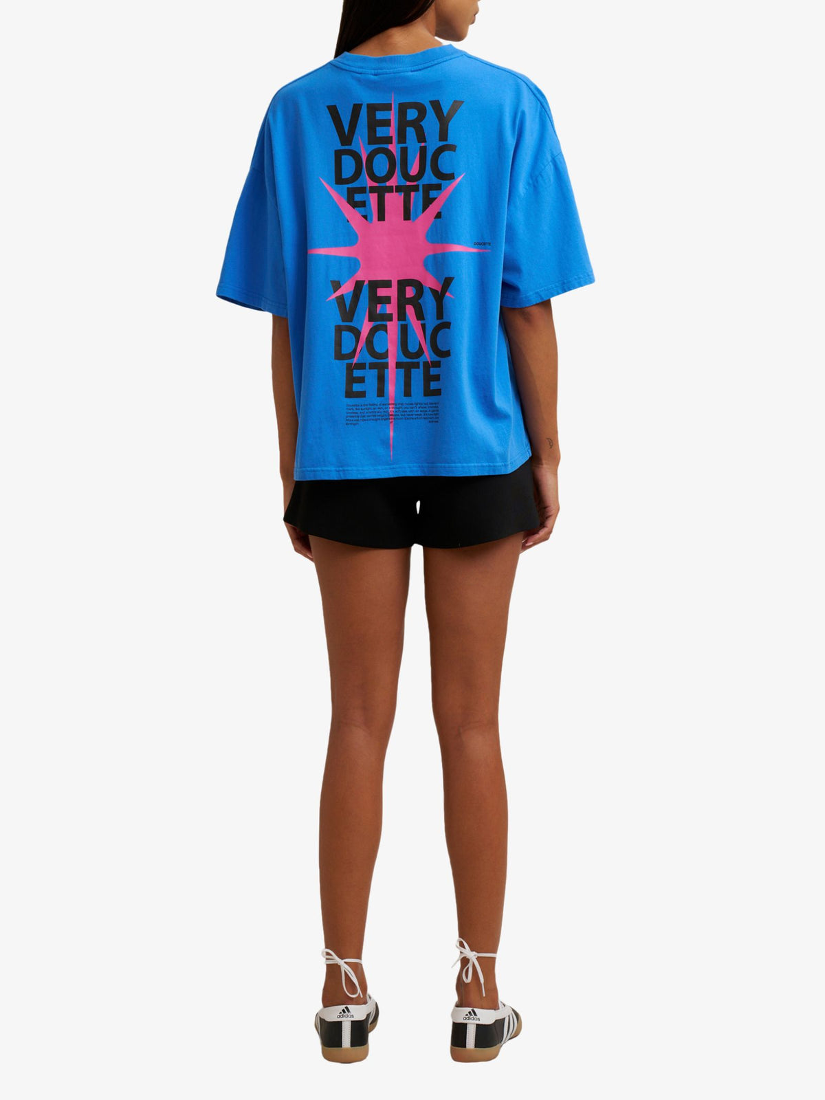 Doucette Unisex Star Compact Tee | Electric Blue