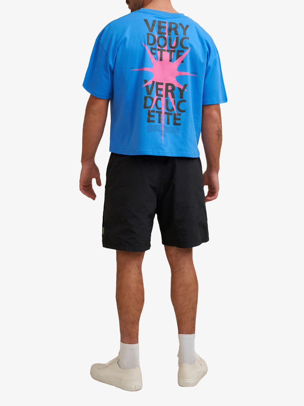 Doucette Unisex Star Compact Tee | Electric Blue