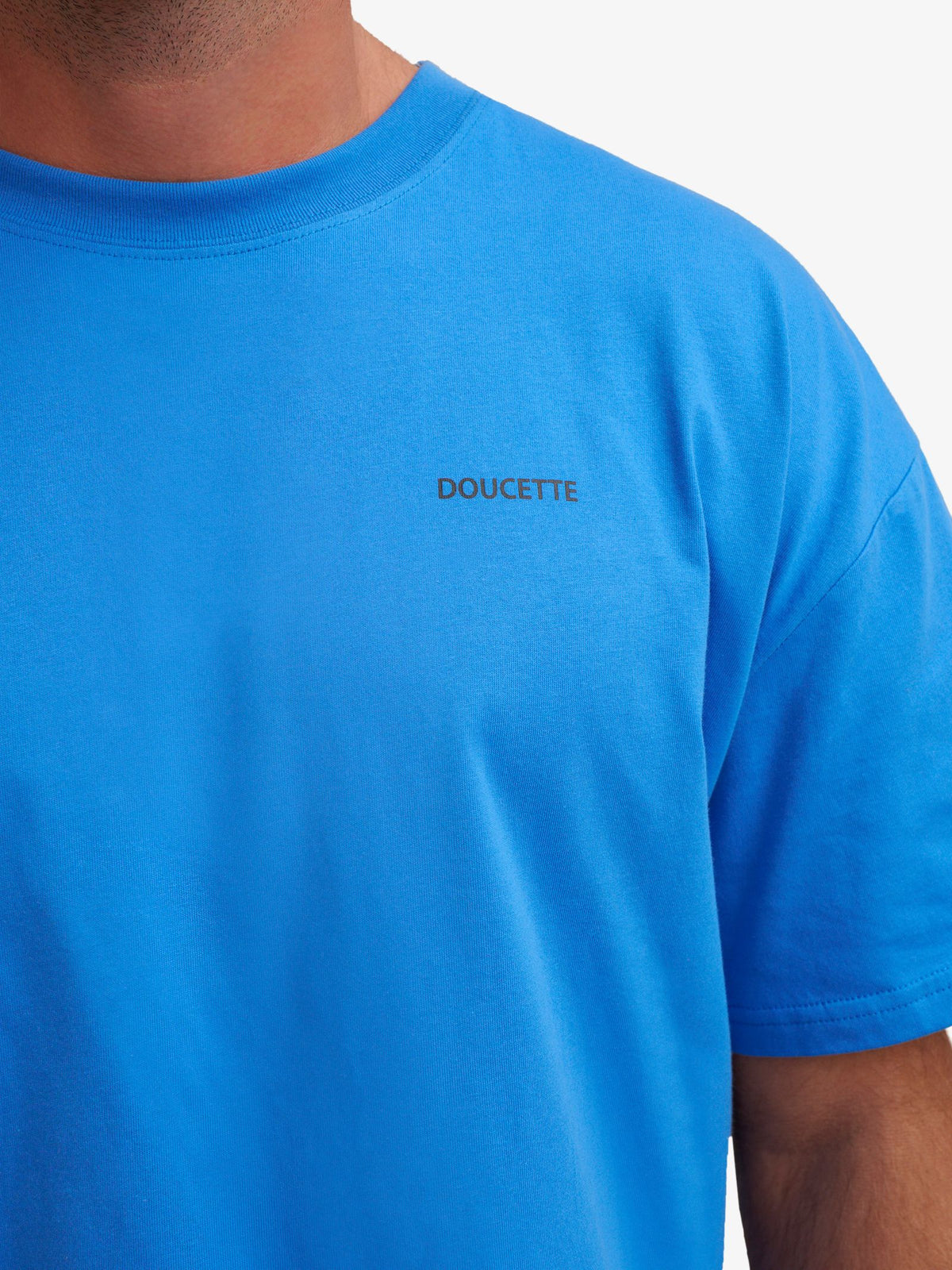 Doucette Unisex Star Compact Tee | Electric Blue