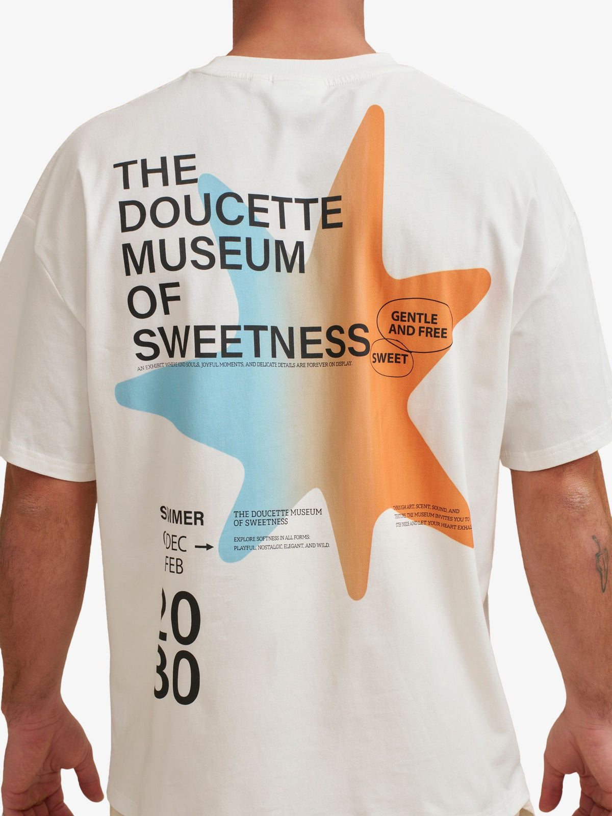 Doucette Unisex Museum Box Tee | Ivory