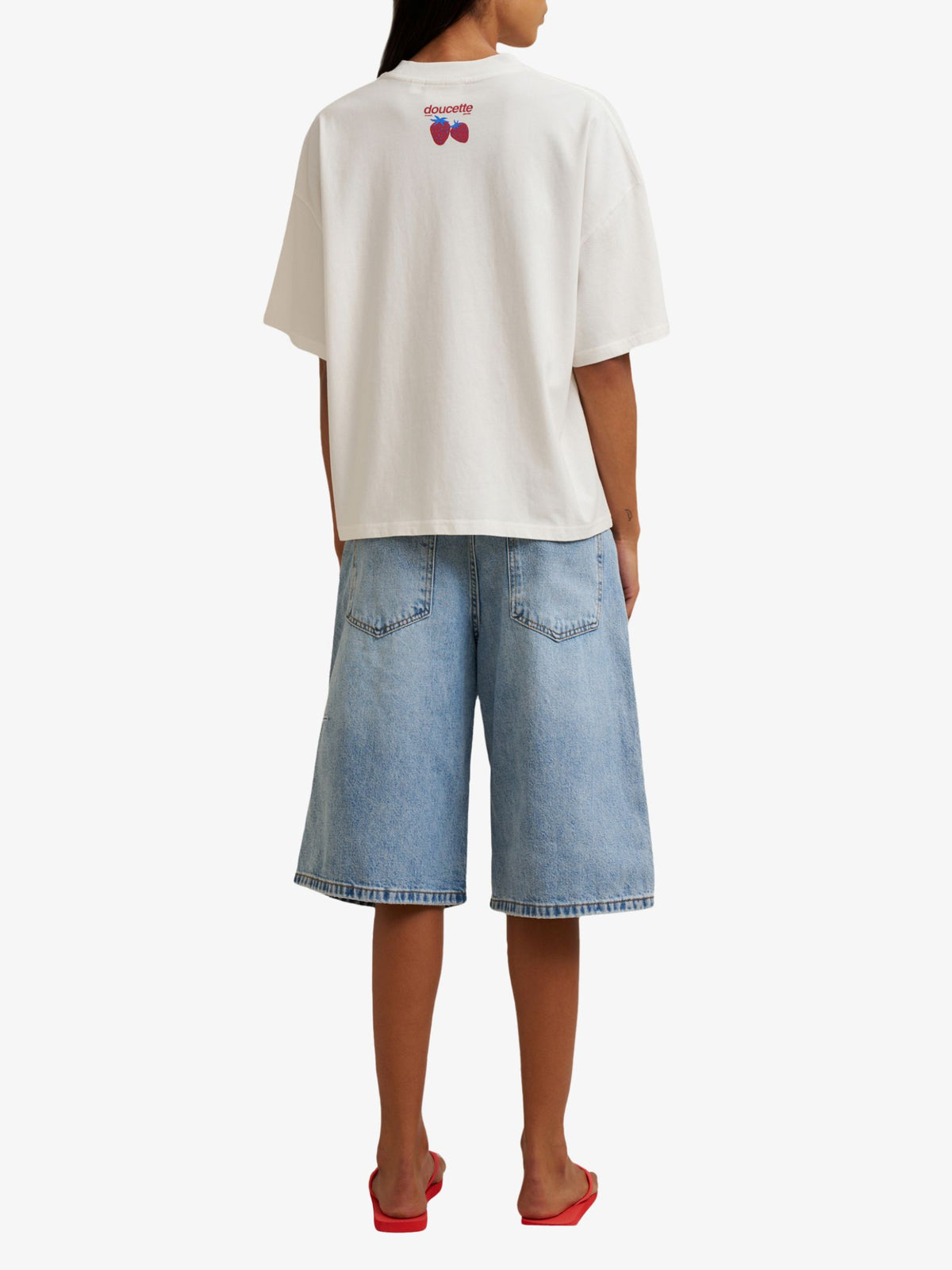 Doucette Unisex Live Sweet Compact Tee | Ivory