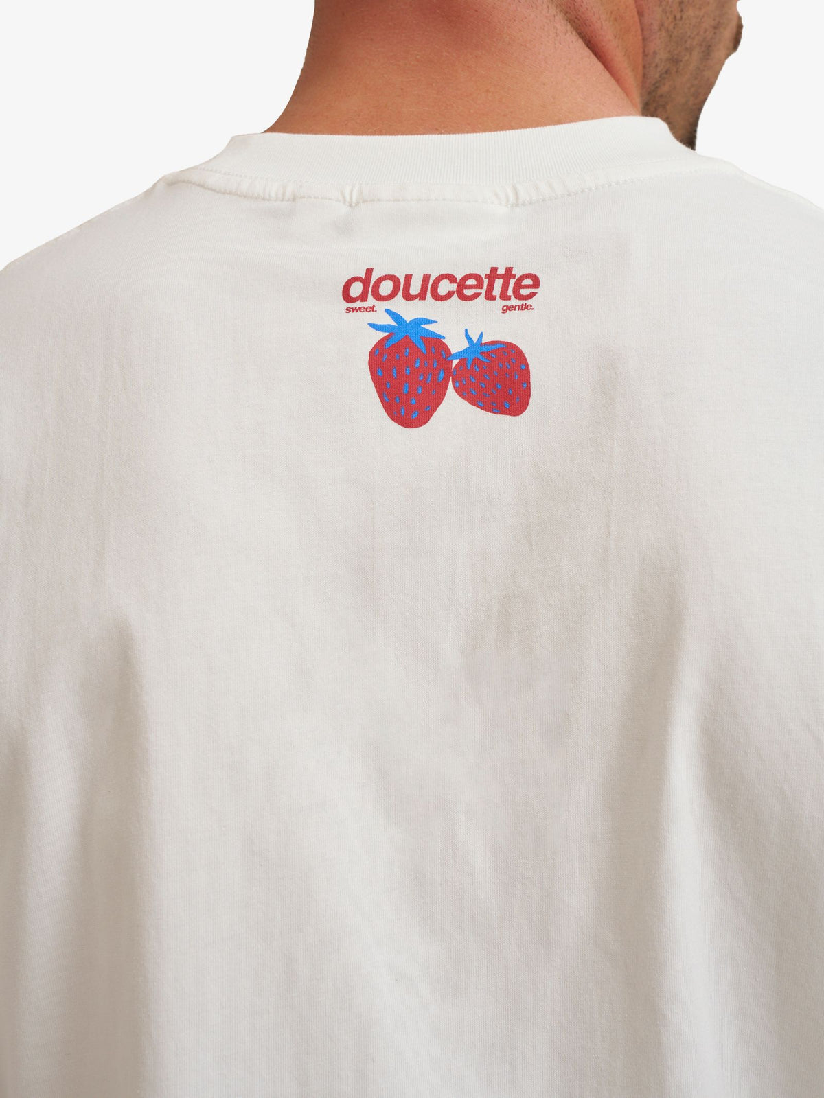 Doucette Unisex Live Sweet Compact Tee | Ivory