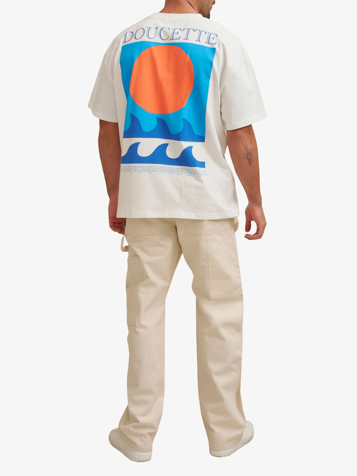 Doucette Unisex Swell Box Tee | Ivory