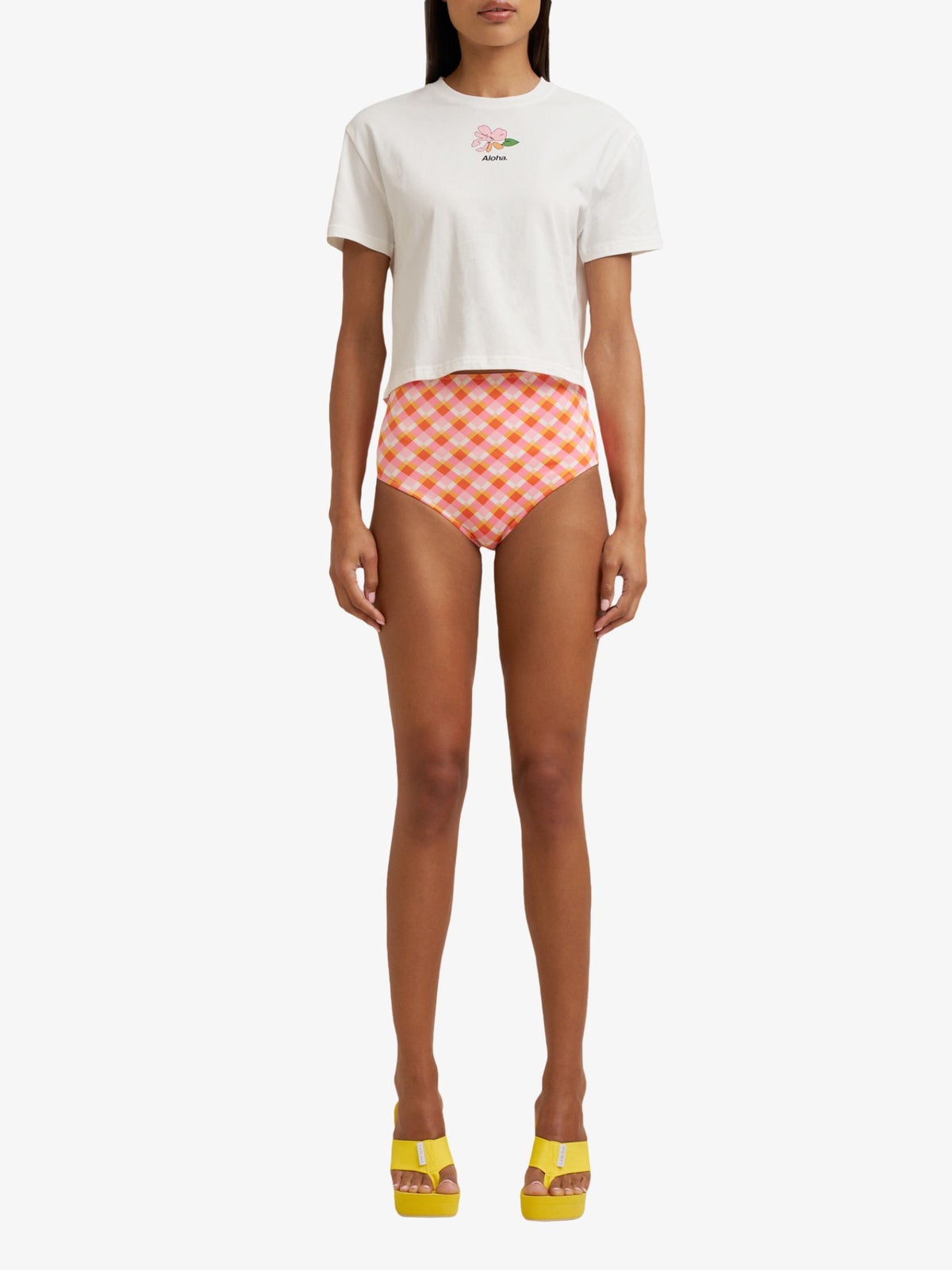 Doucette Flora Baby Tee | Ivory