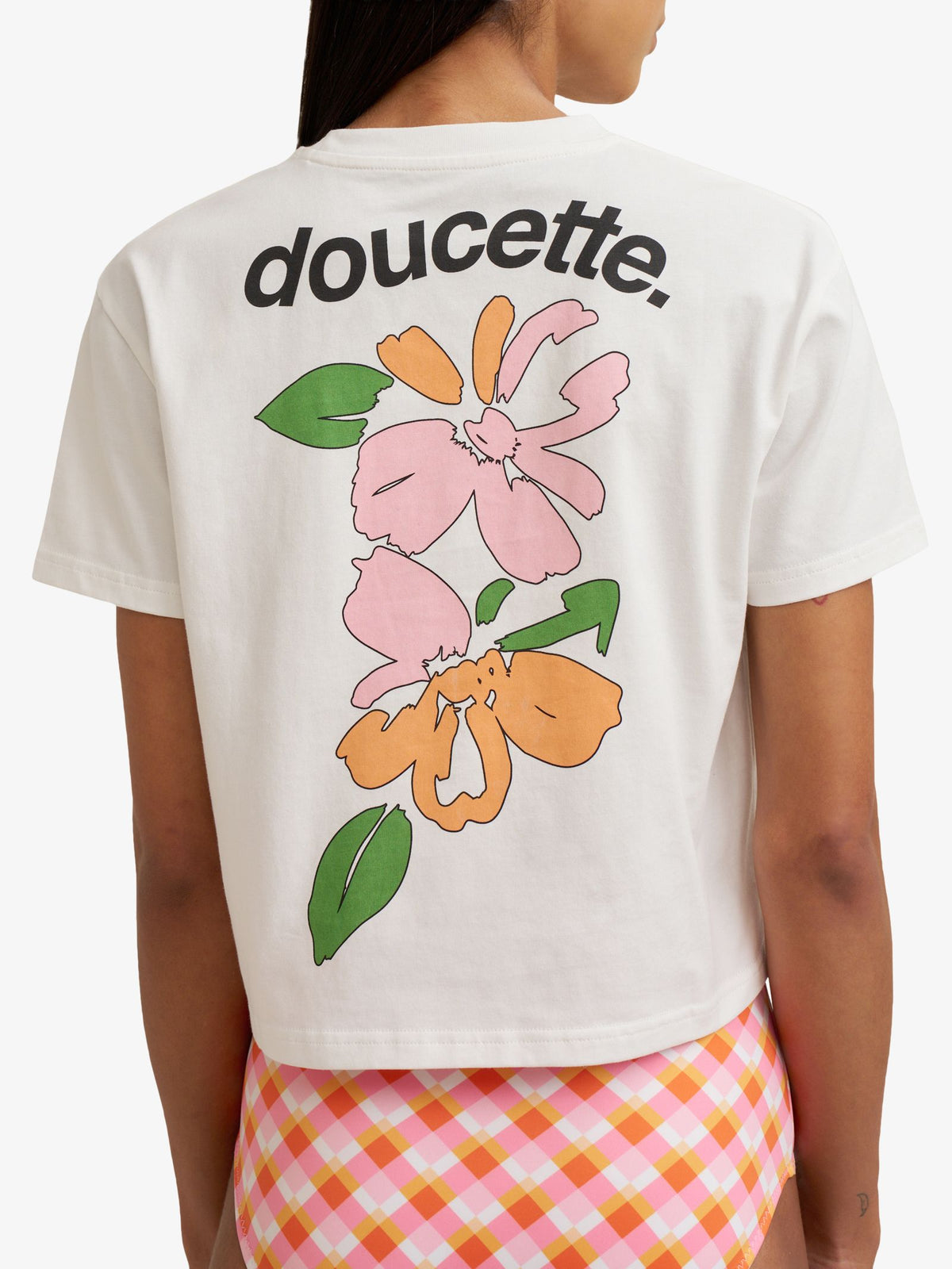 Doucette Flora Baby Tee | Ivory