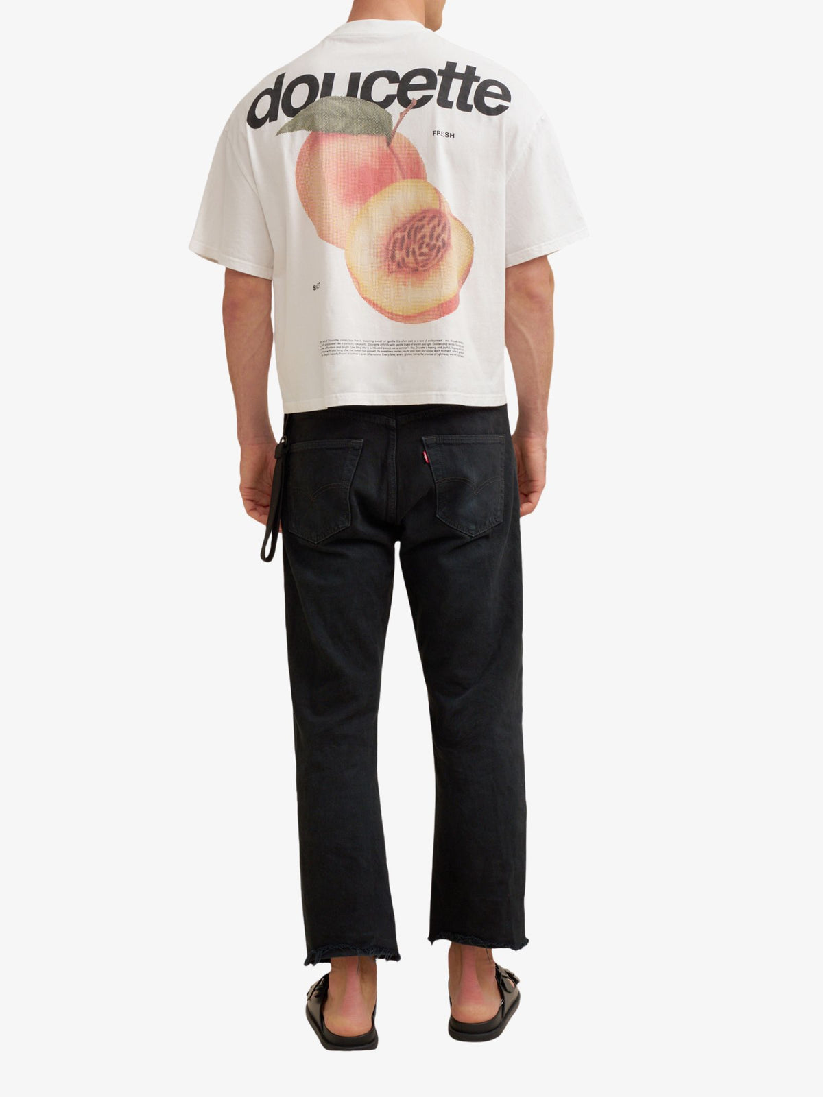 Doucette Unisex Peachy Compact Tee | Ivory