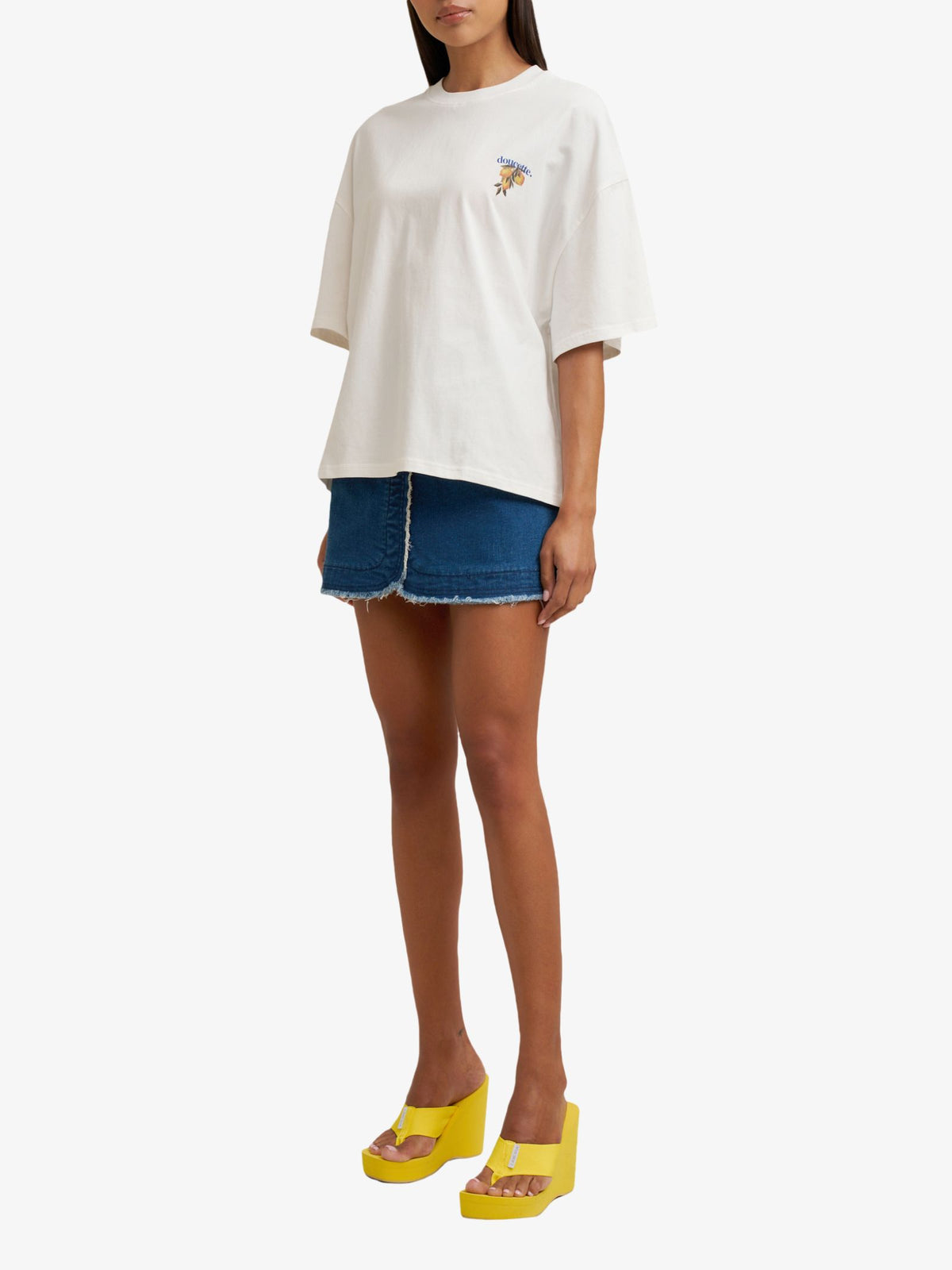 Doucette Unisex Lemonata Compact Tee | Ivory