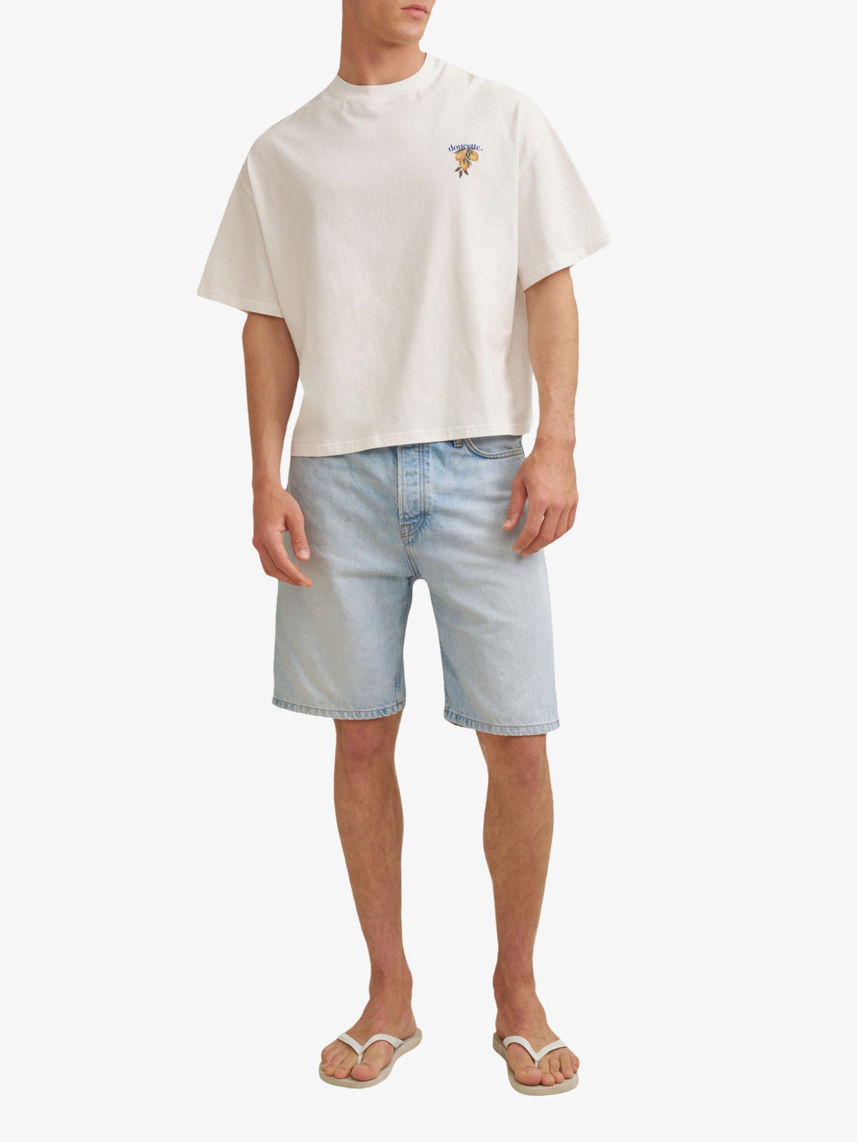 Doucette Unisex Lemonata Compact Tee | Ivory