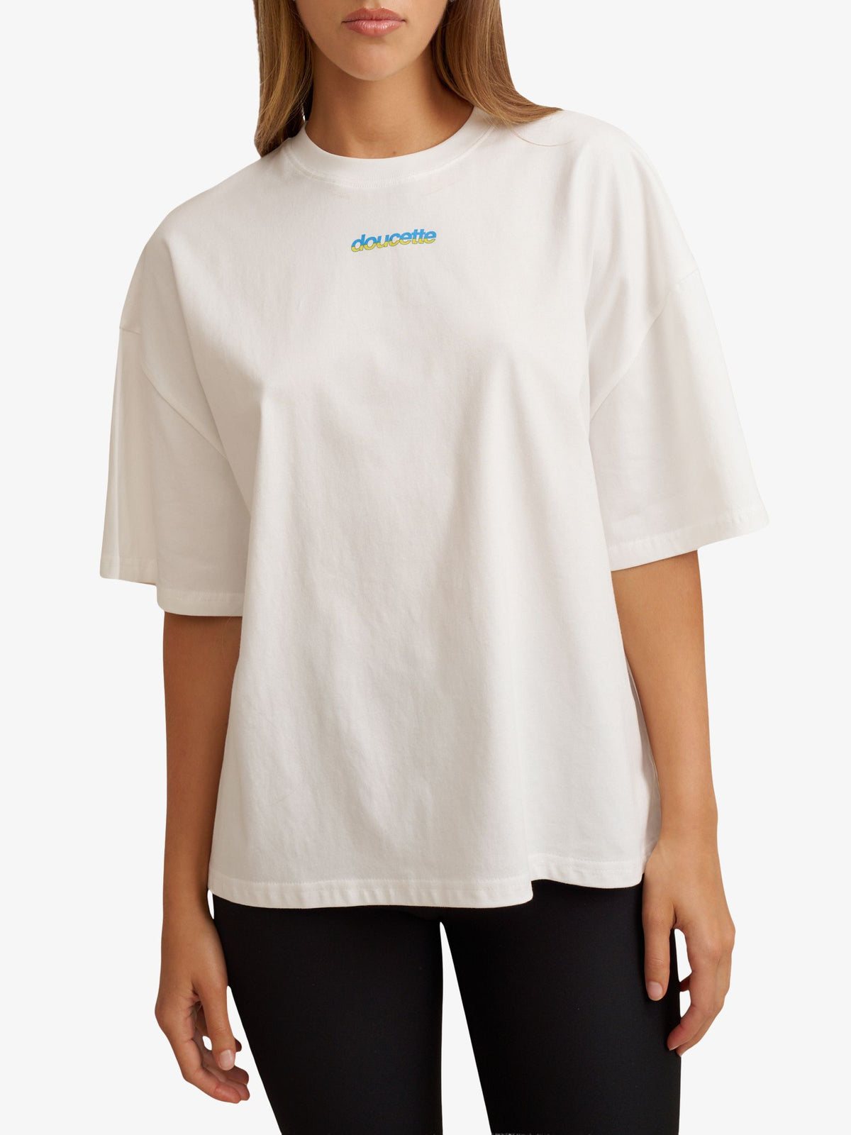 Doucette Unisex Butterfly Compact Tee | Ivory