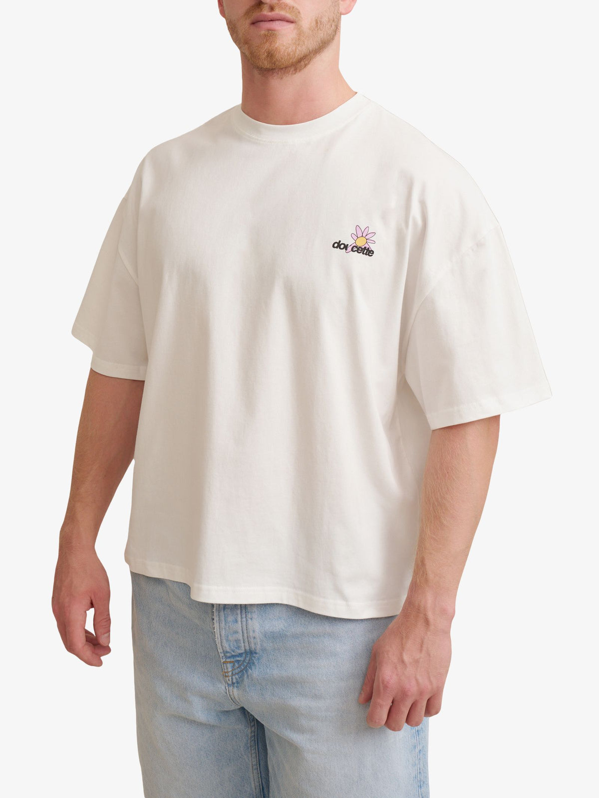 Doucette Unisex Daisy Compact Tee | Ivory