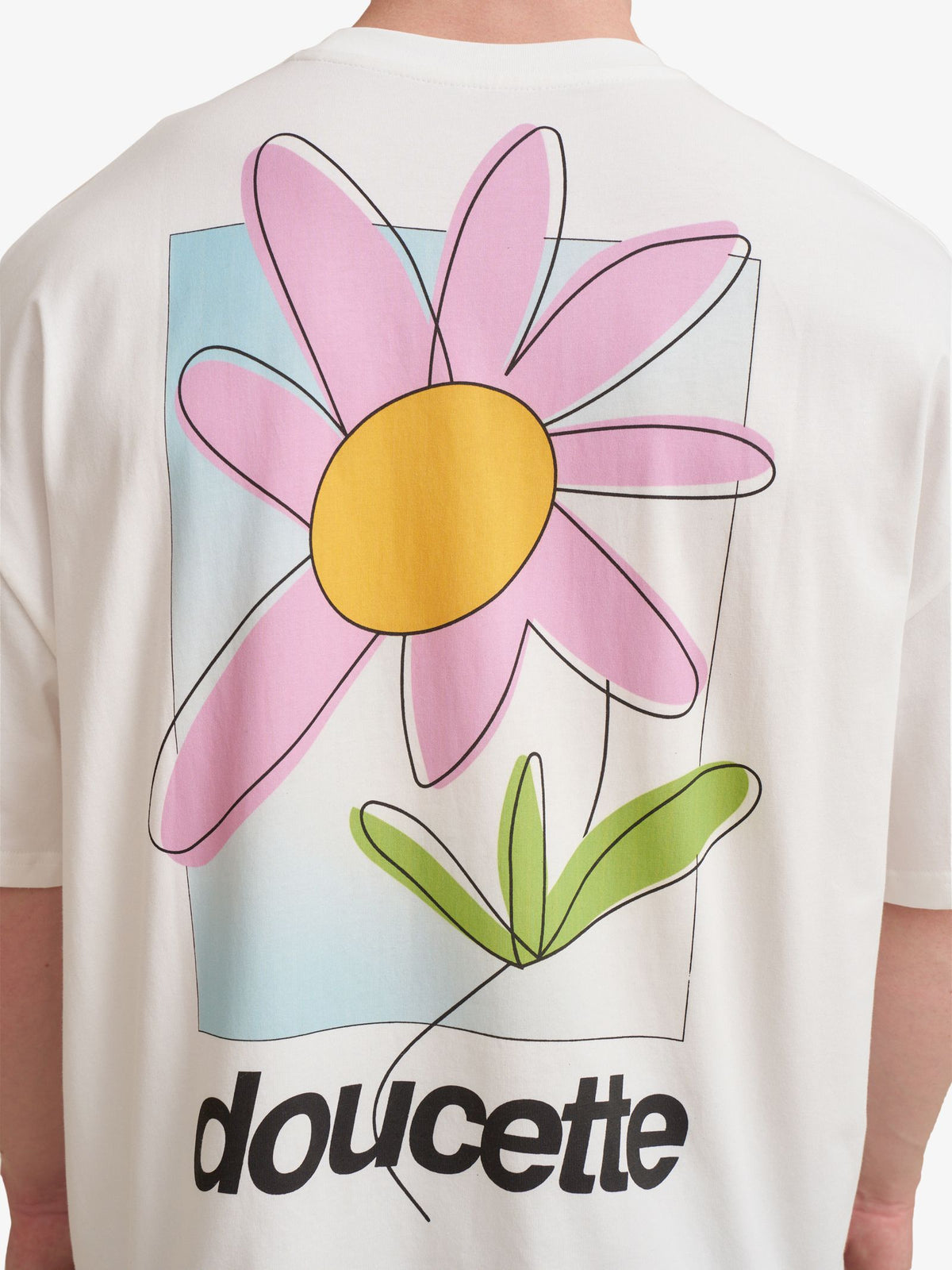 Doucette Unisex Daisy Compact Tee | Ivory