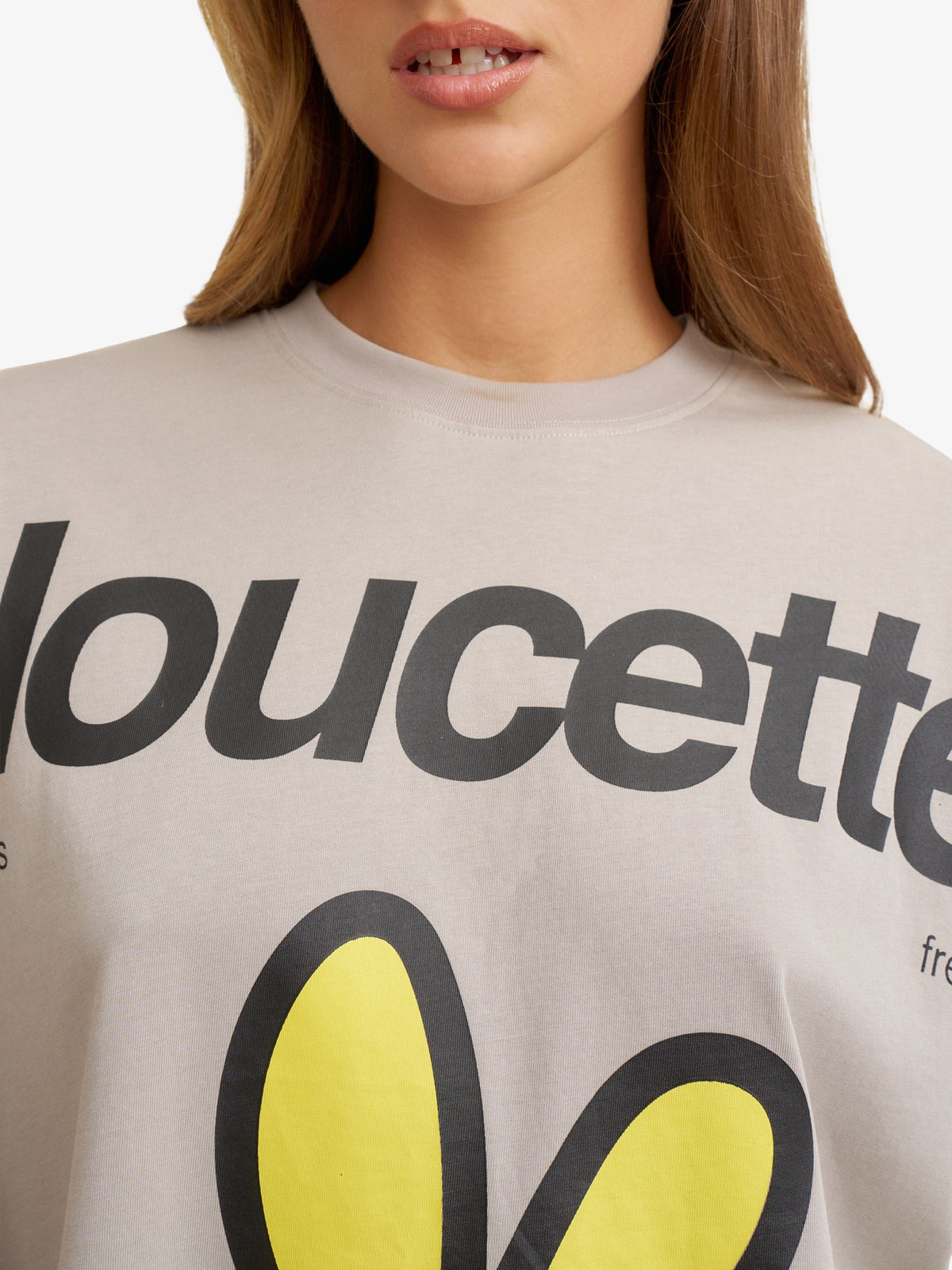 Doucette Unisex Wildflower Compact Tee | Washed Grey