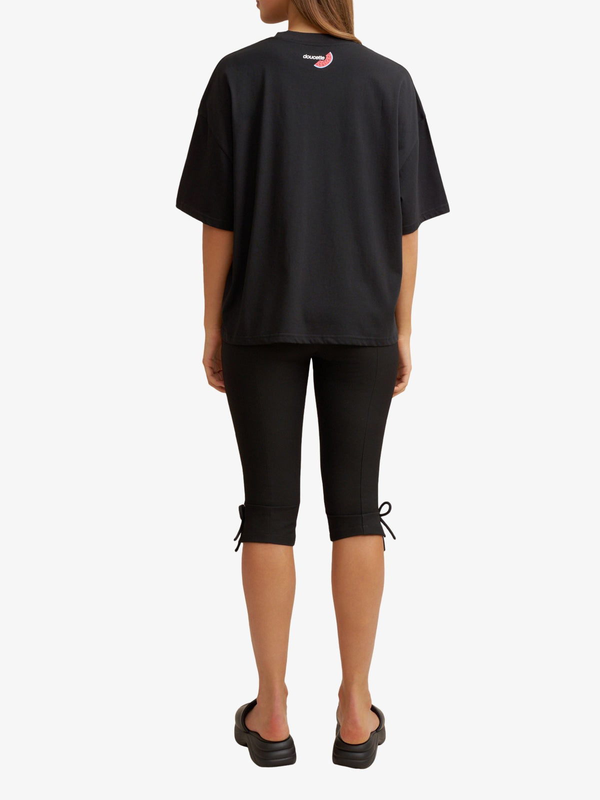 Doucette Unisex Watermelon Love Compact Tee | Black